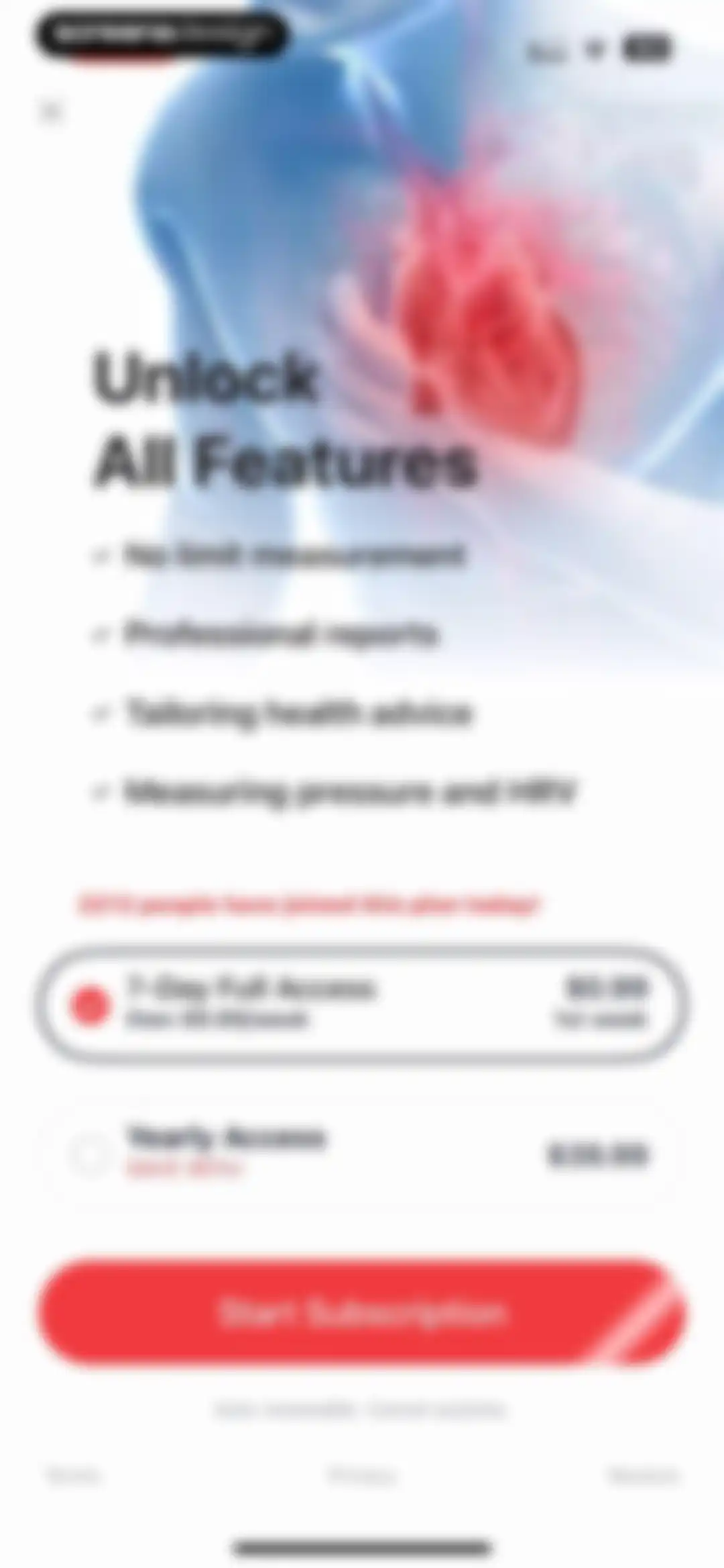 iHeart-Pulse Rate Monitor App. screen 13
