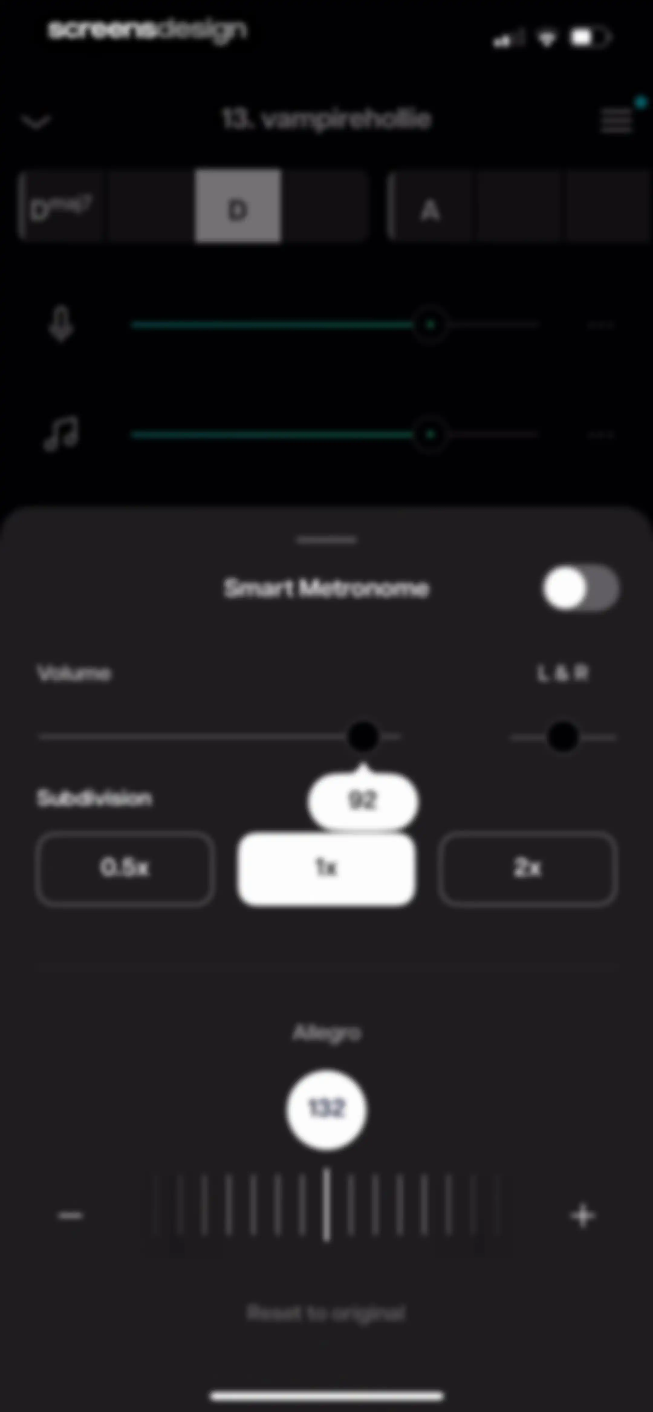 Moises: The Musician's App screen 26