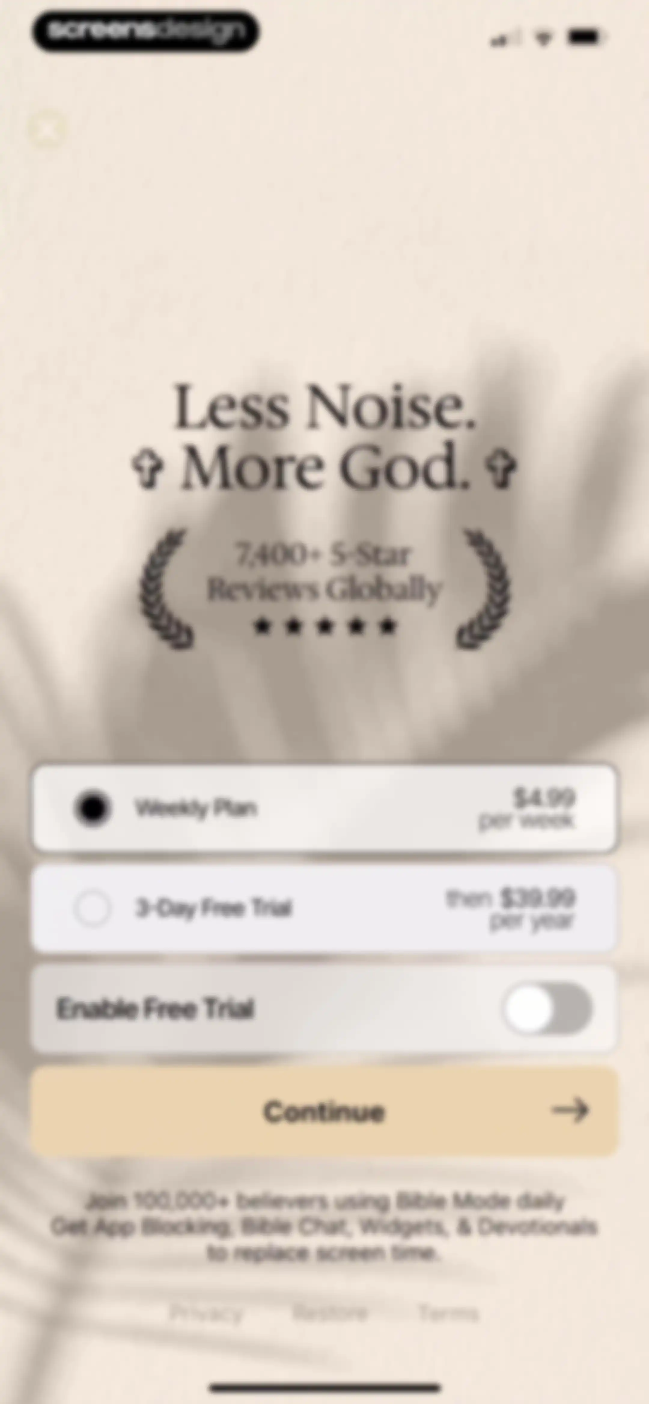 Bible Mode: Reduce Screen Time screen 28