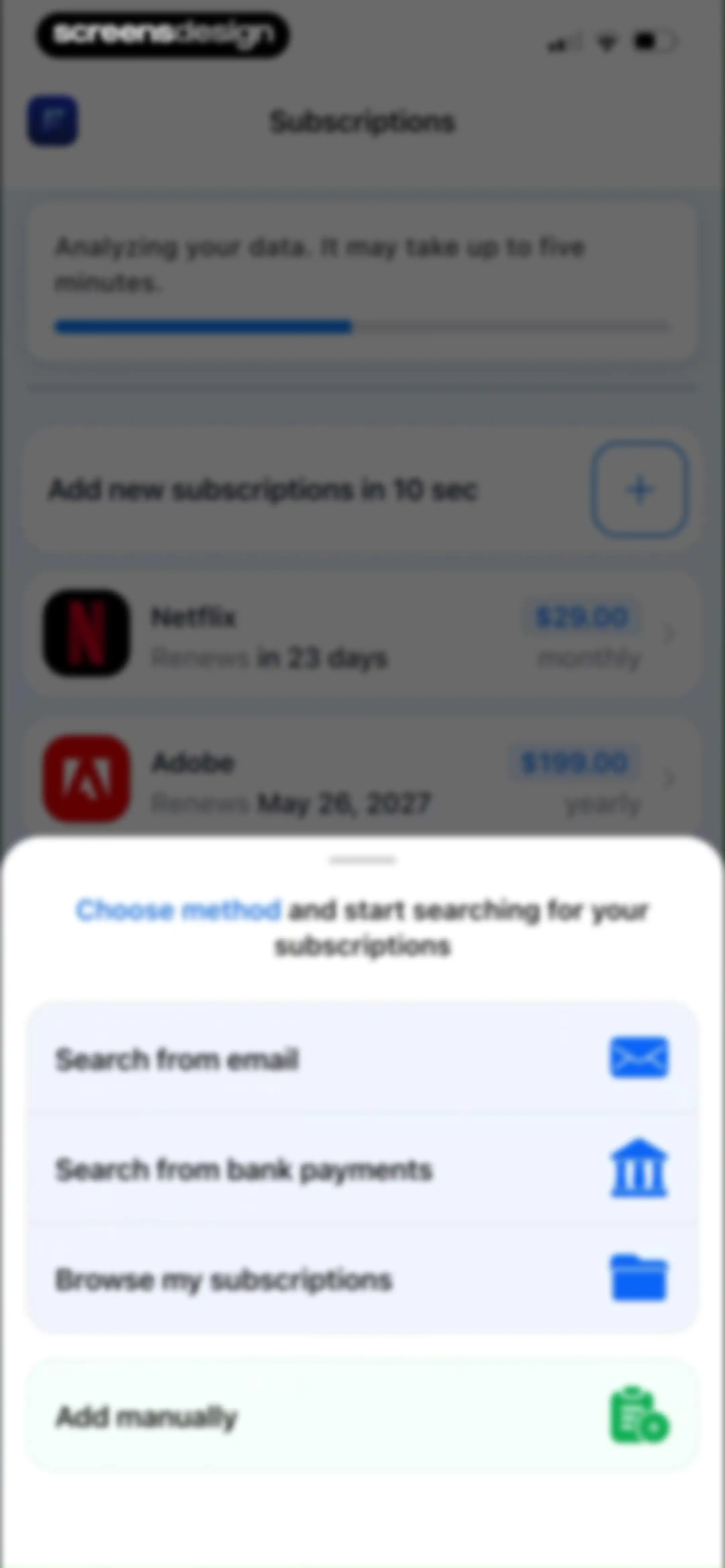 Feenko: Cancel Subscription screen 46