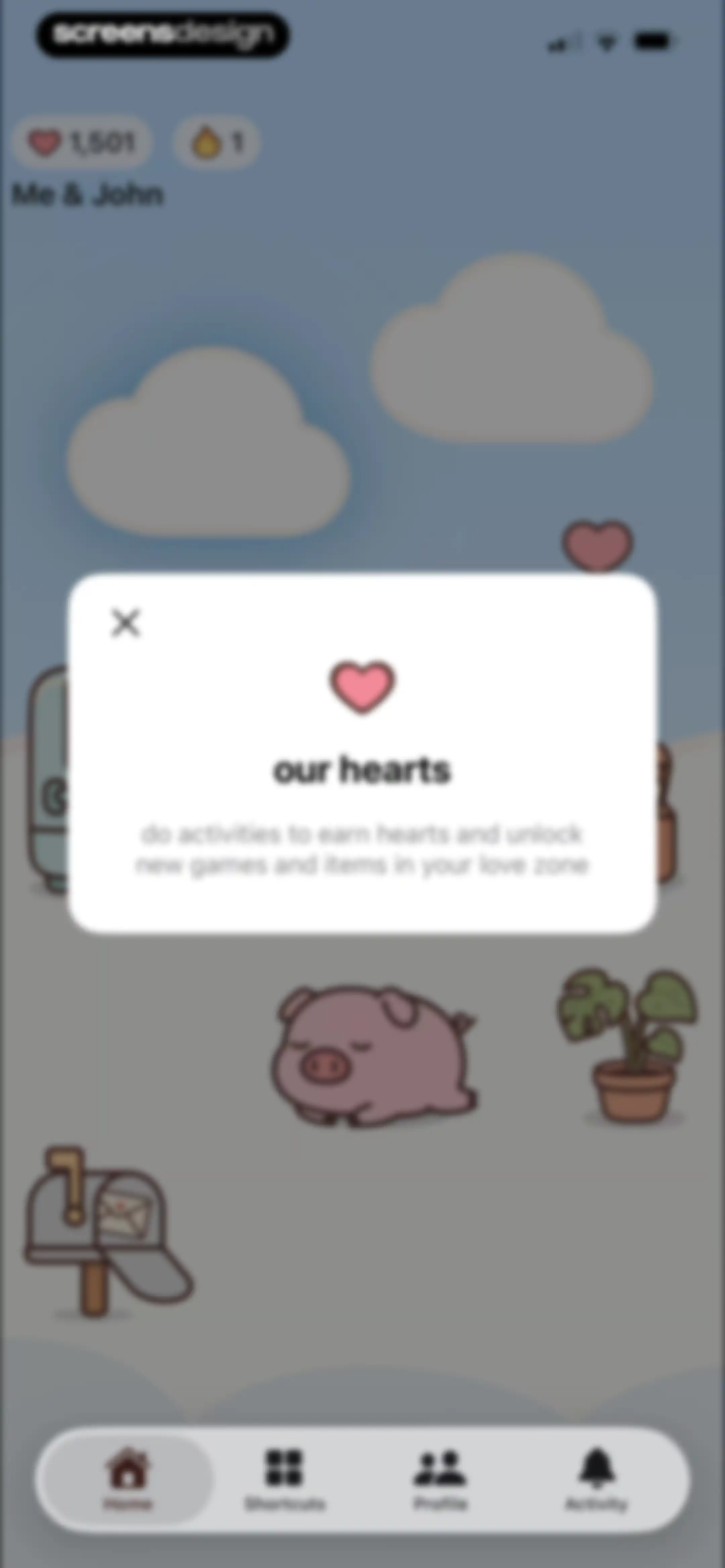 lovelee couples: love note app screen 96