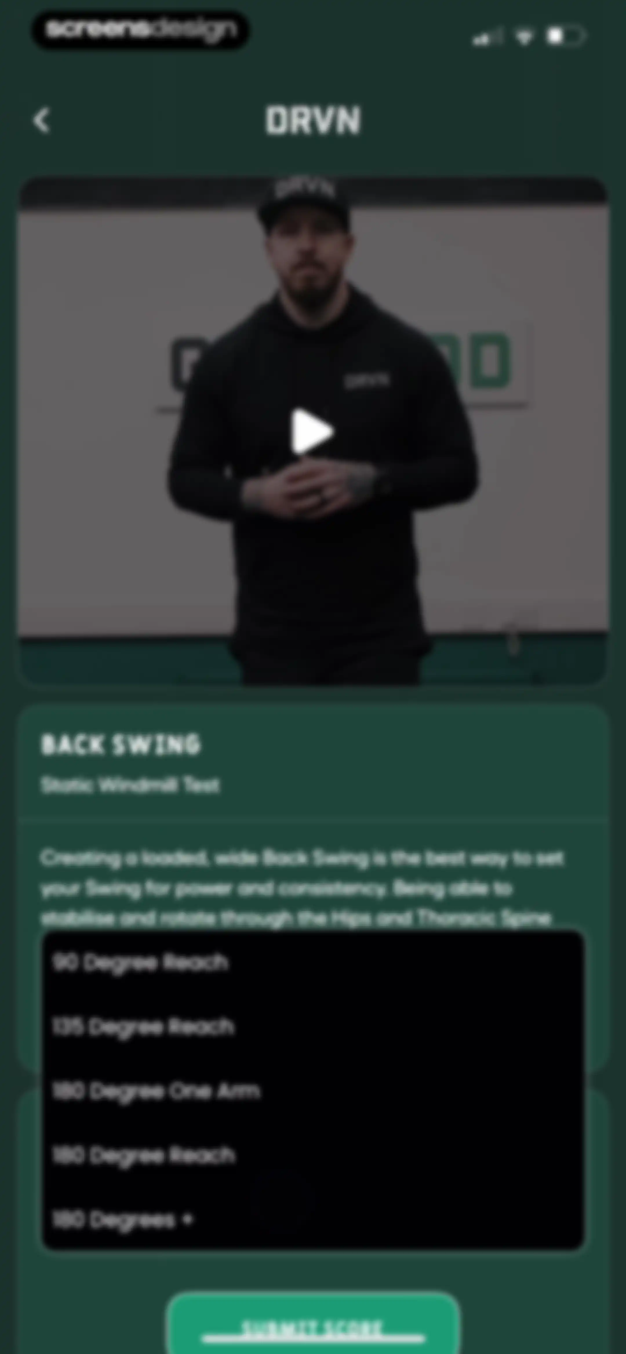 DRVN - Golf & Gym Workouts screen 69
