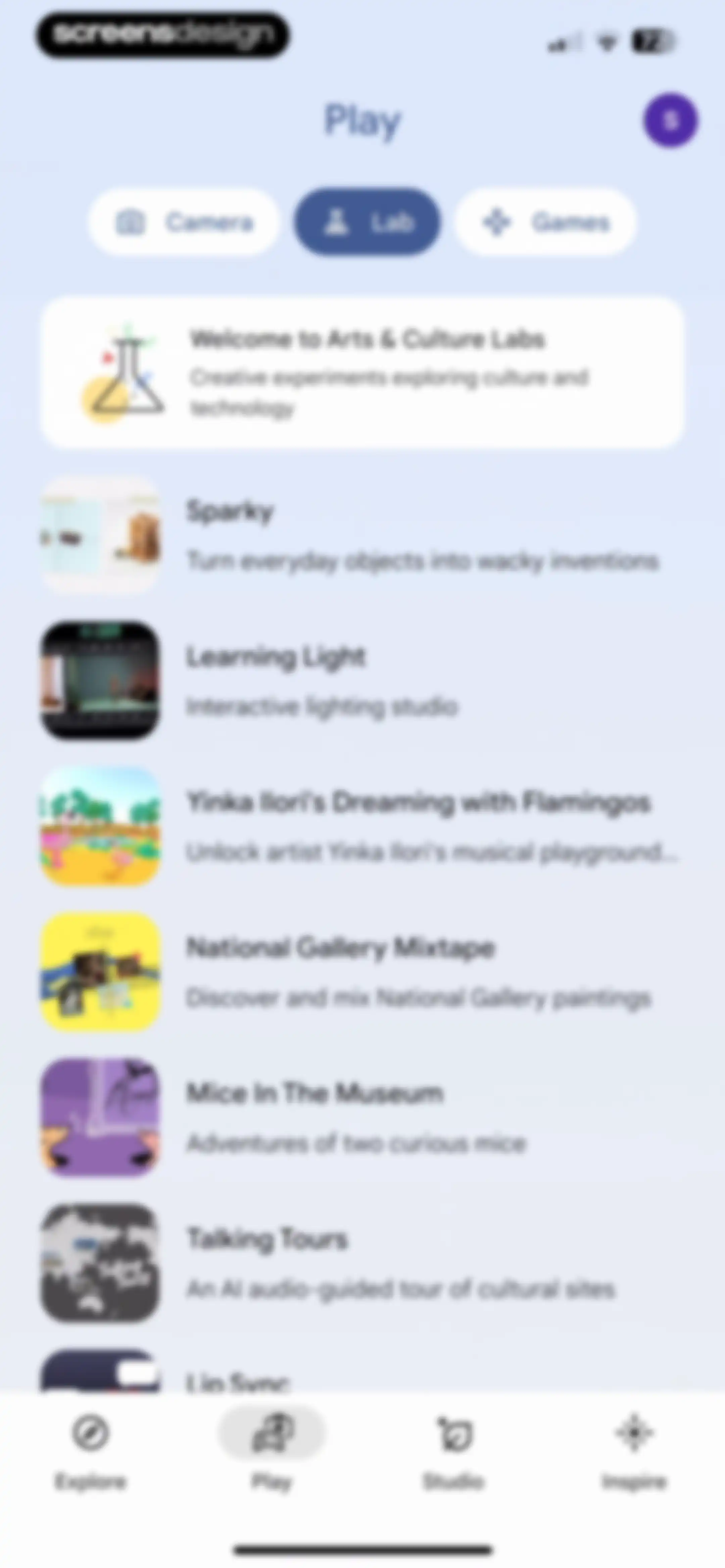 Google Arts & Culture screen 133