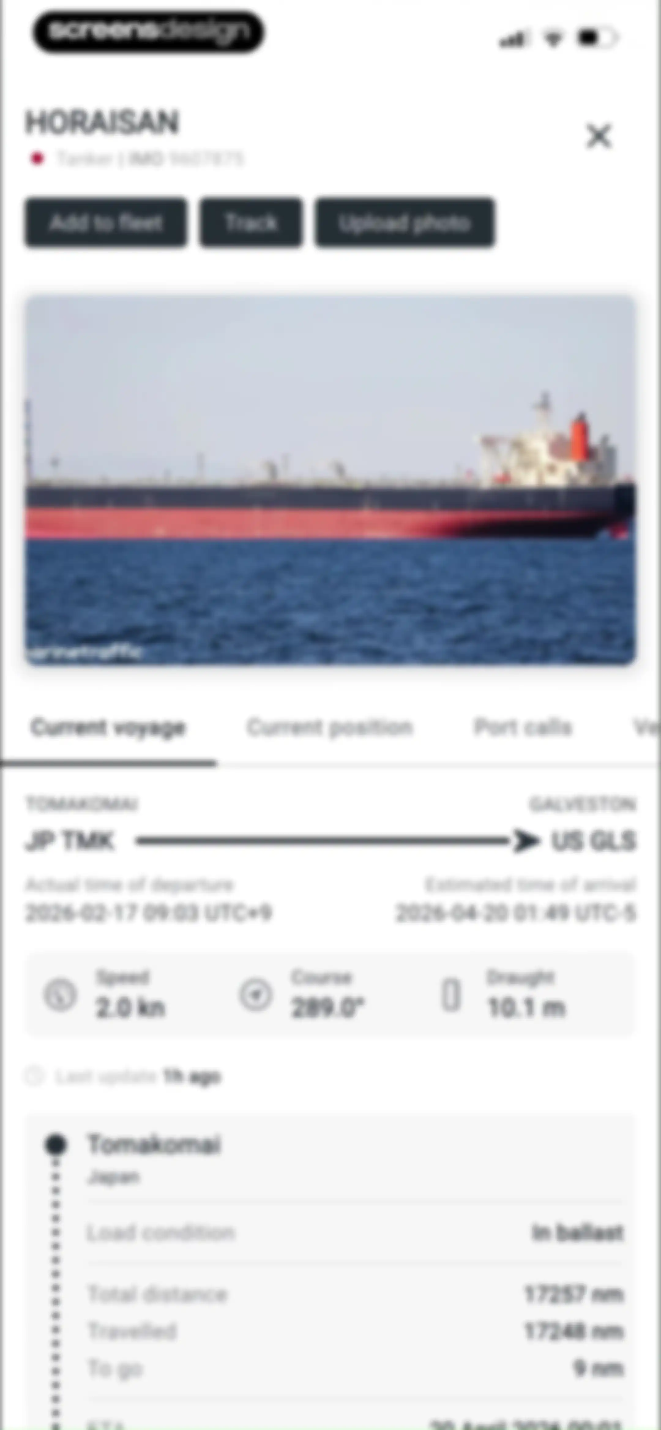 MarineTraffic - Ship Tracking screen 66