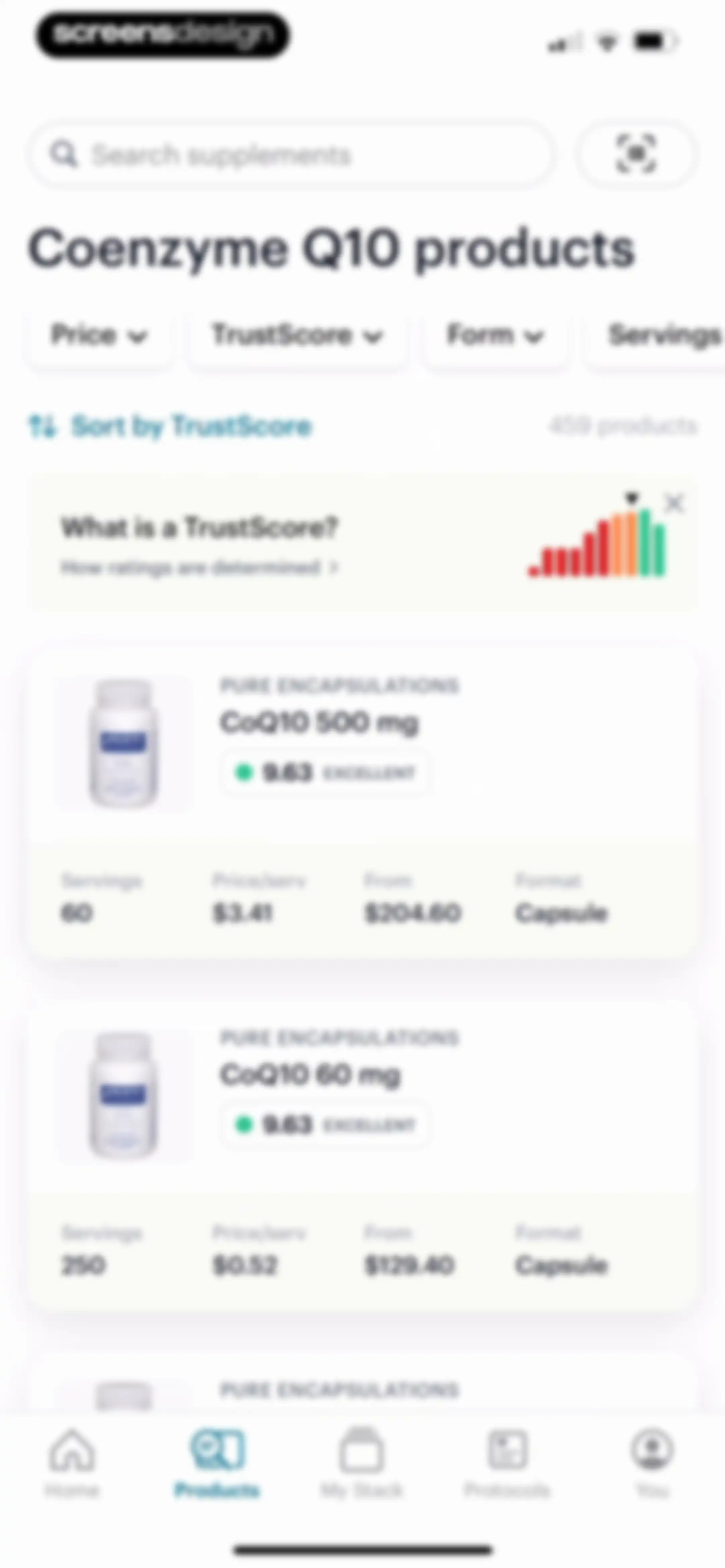 SuppCo: Supplement Scanner screen 43
