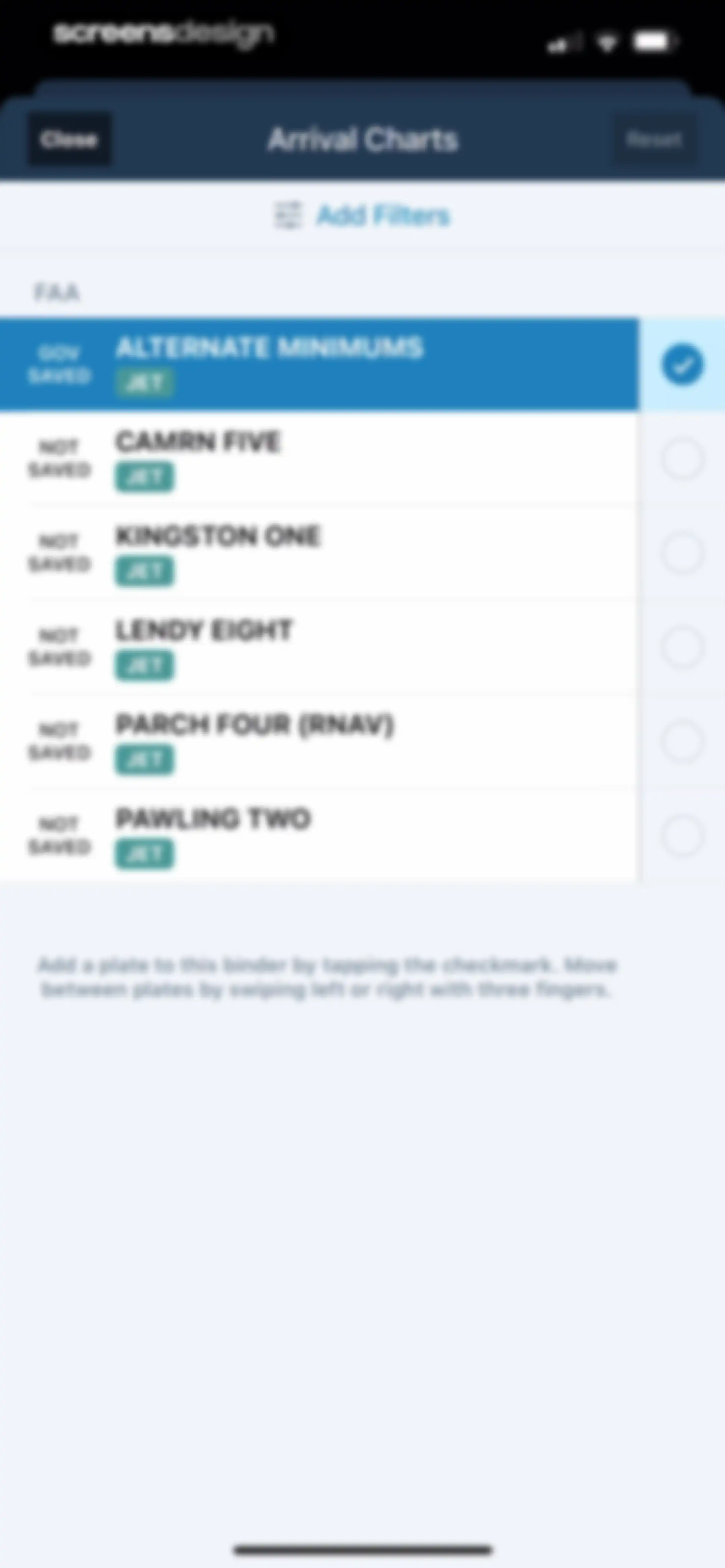 ForeFlight Mobile EFB screen 134