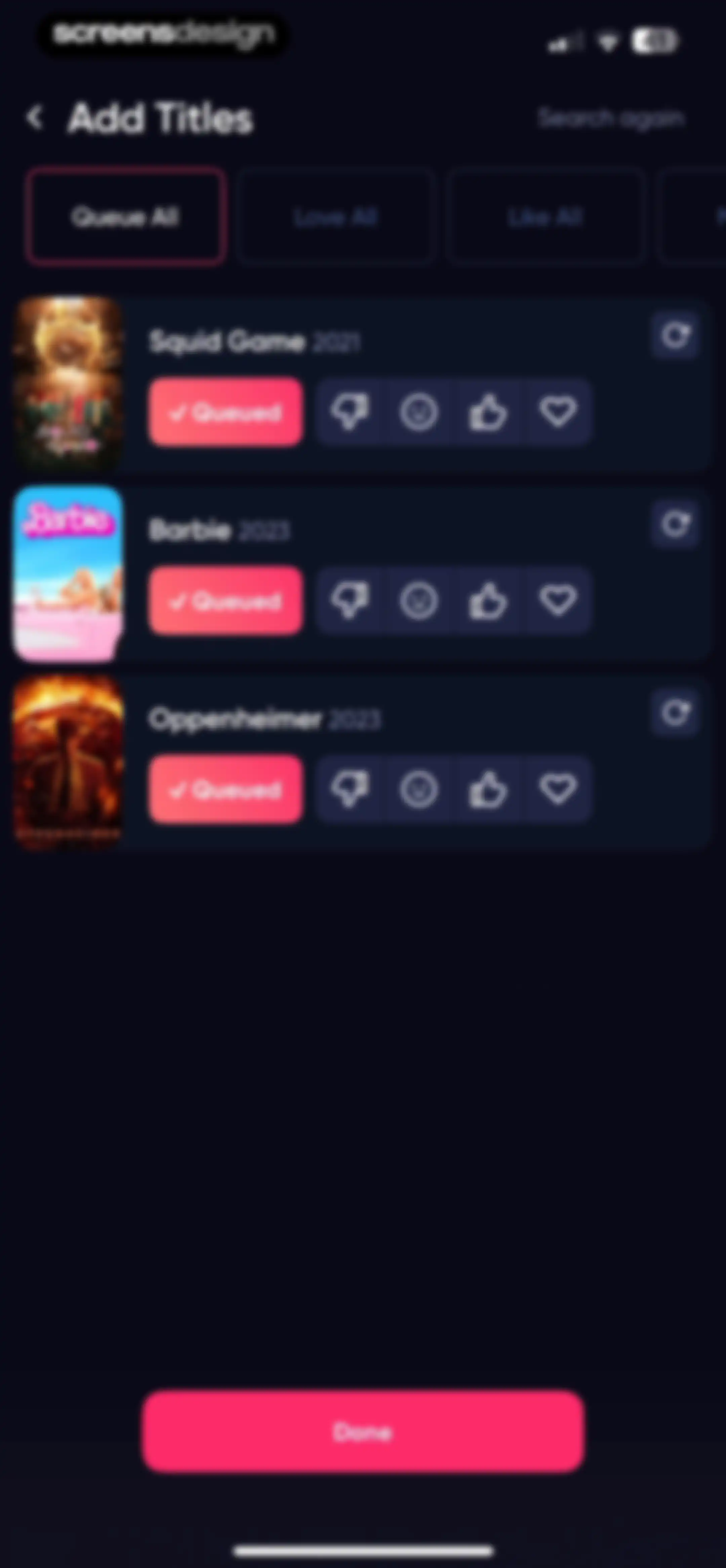 Queue - Find Movies & Shows screen 12