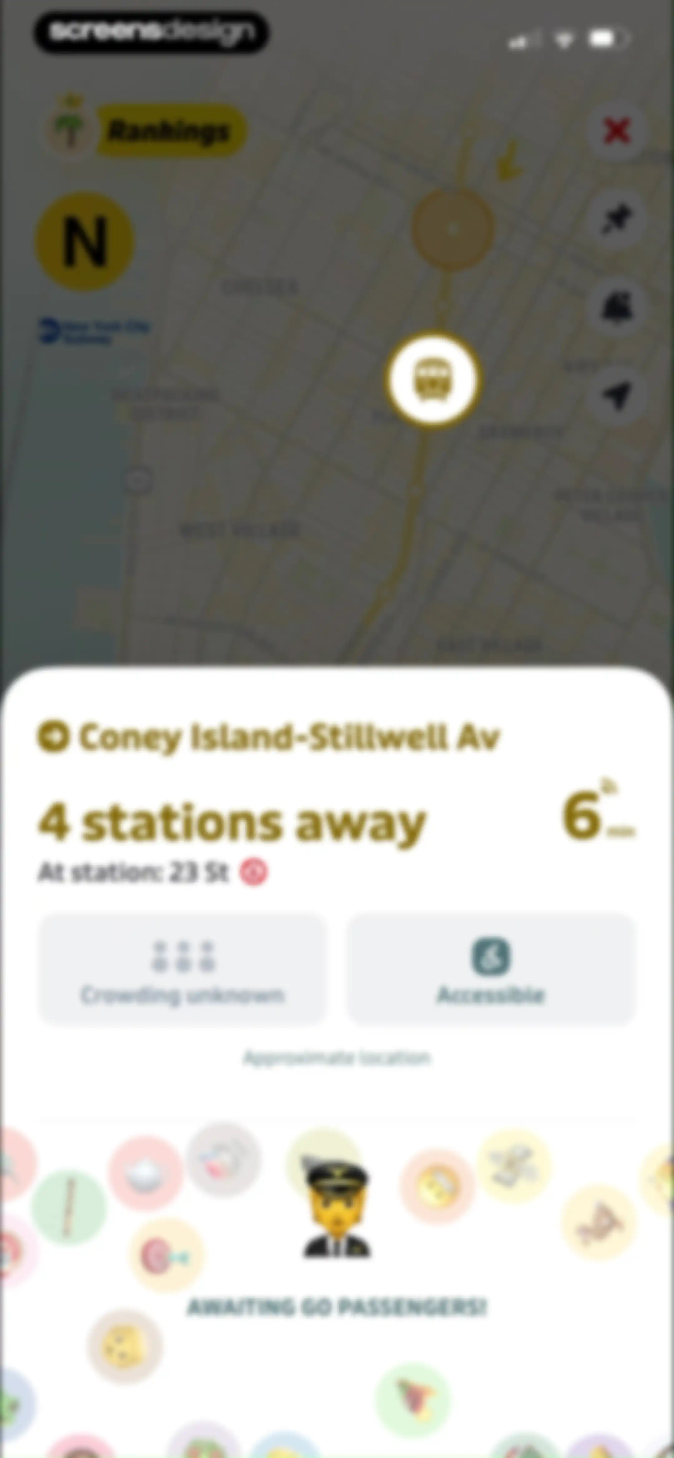 Transit • Subway & Bus Times screen 44