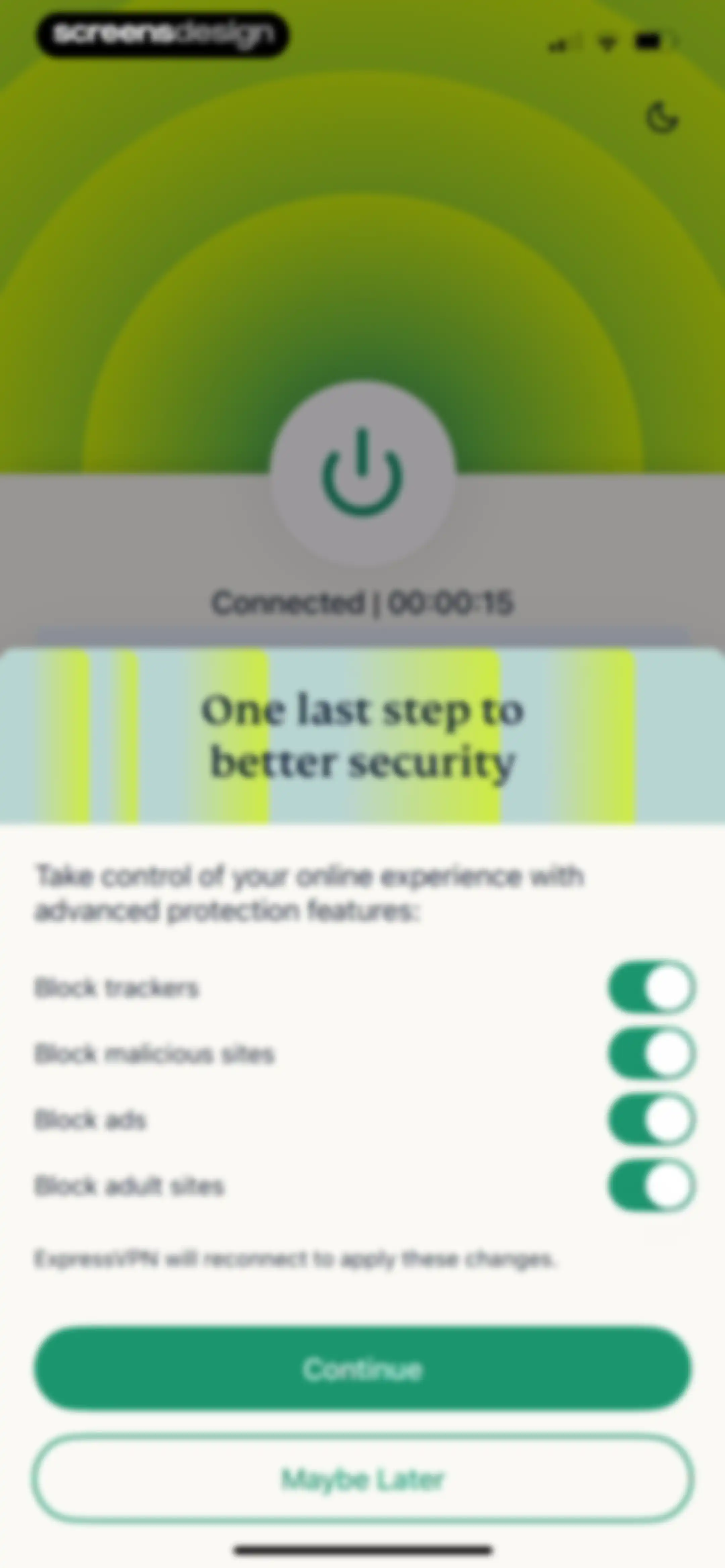ExpressVPN · Secure & Fast VPN screen 20