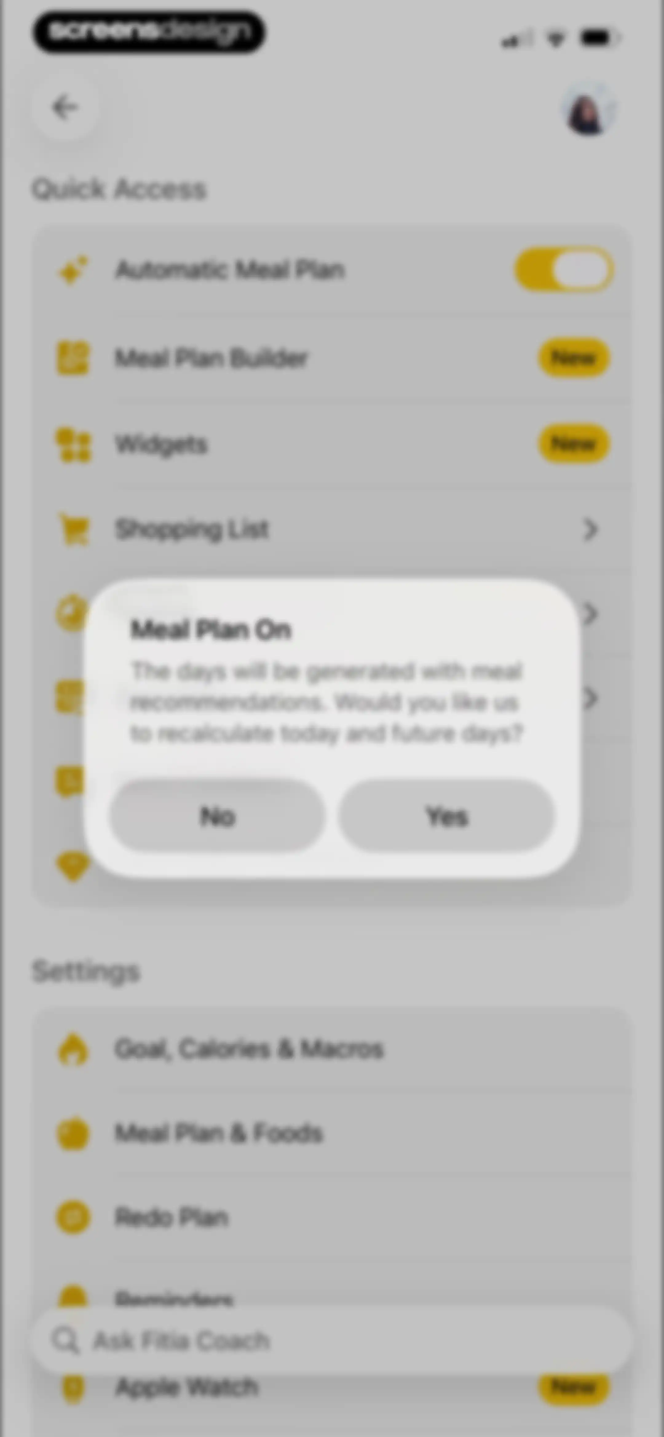 Fitia: Calorie Counter & Diet screen 237