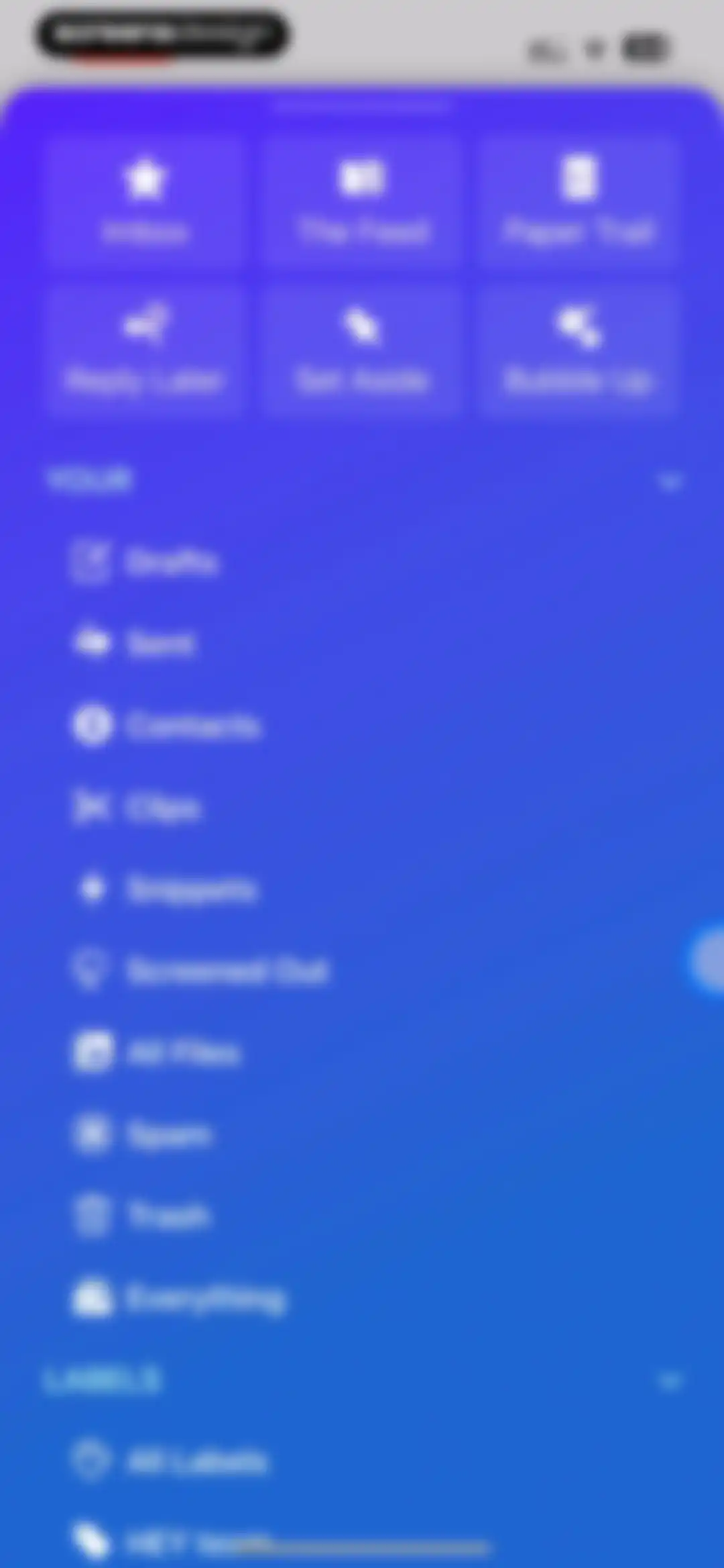 HEY Email screen 102