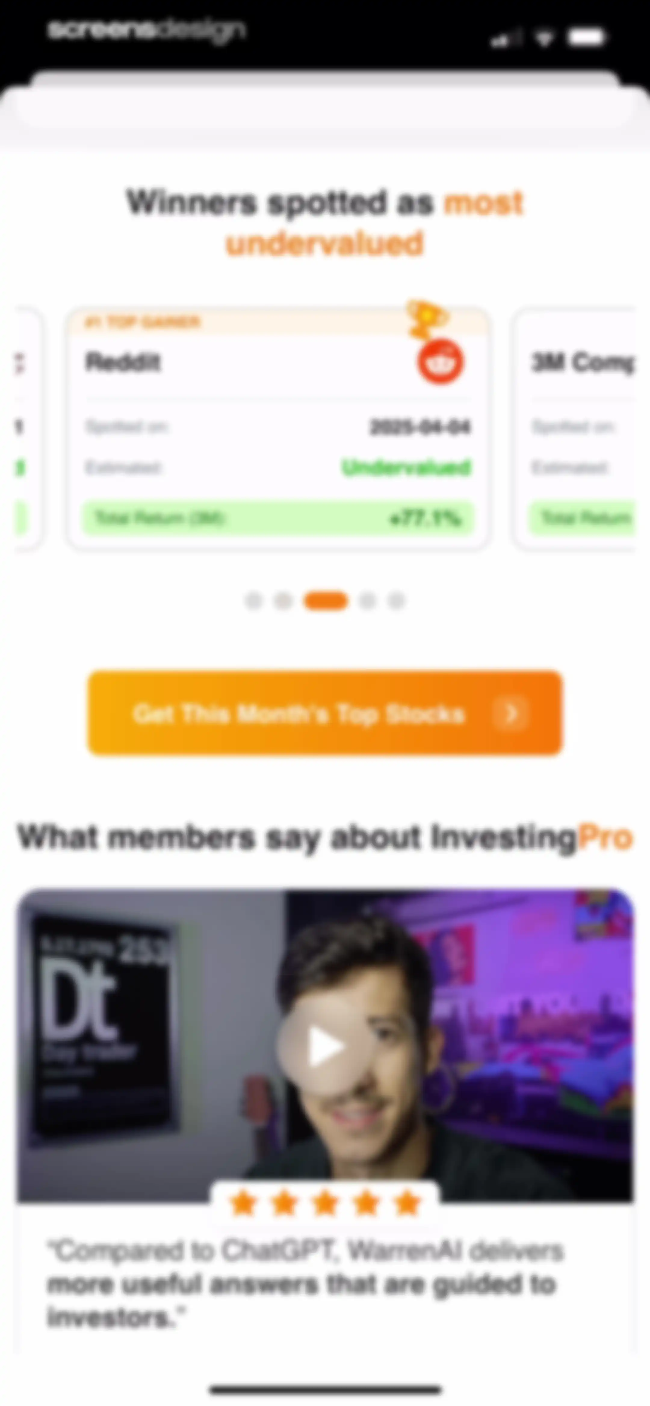 Investing.com: Stock Market screen 89