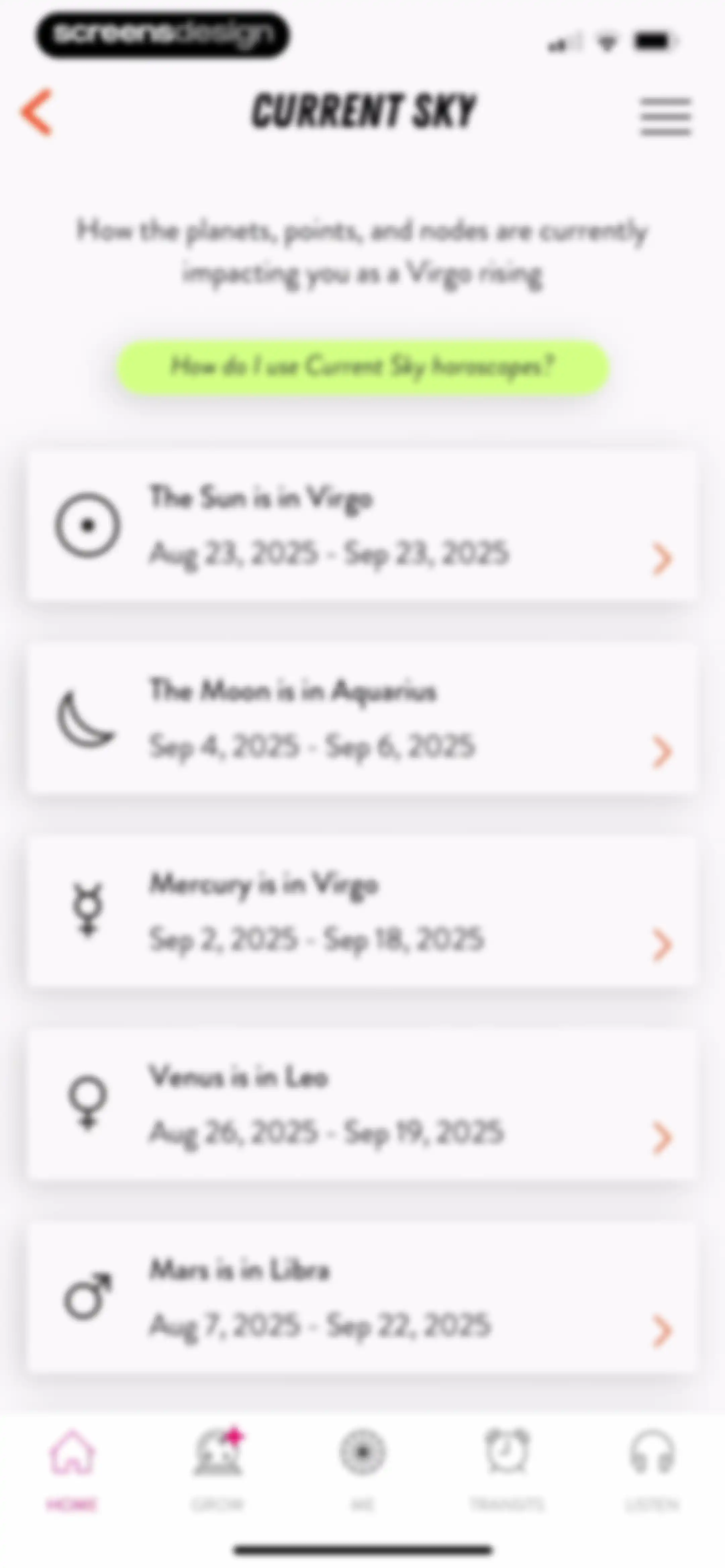 CHANI: Your Astrology Guide screen 48