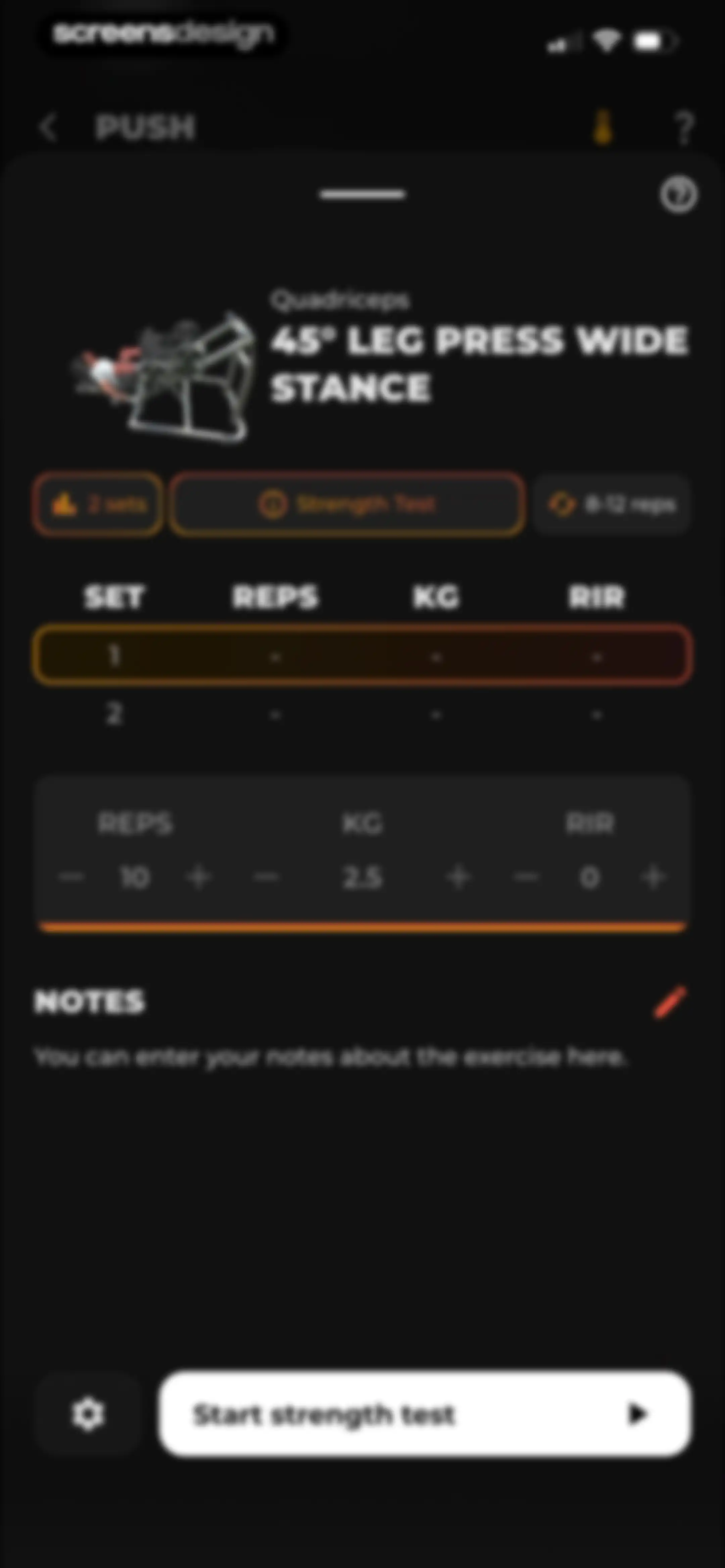 MCI - Personal Training AI screen 86
