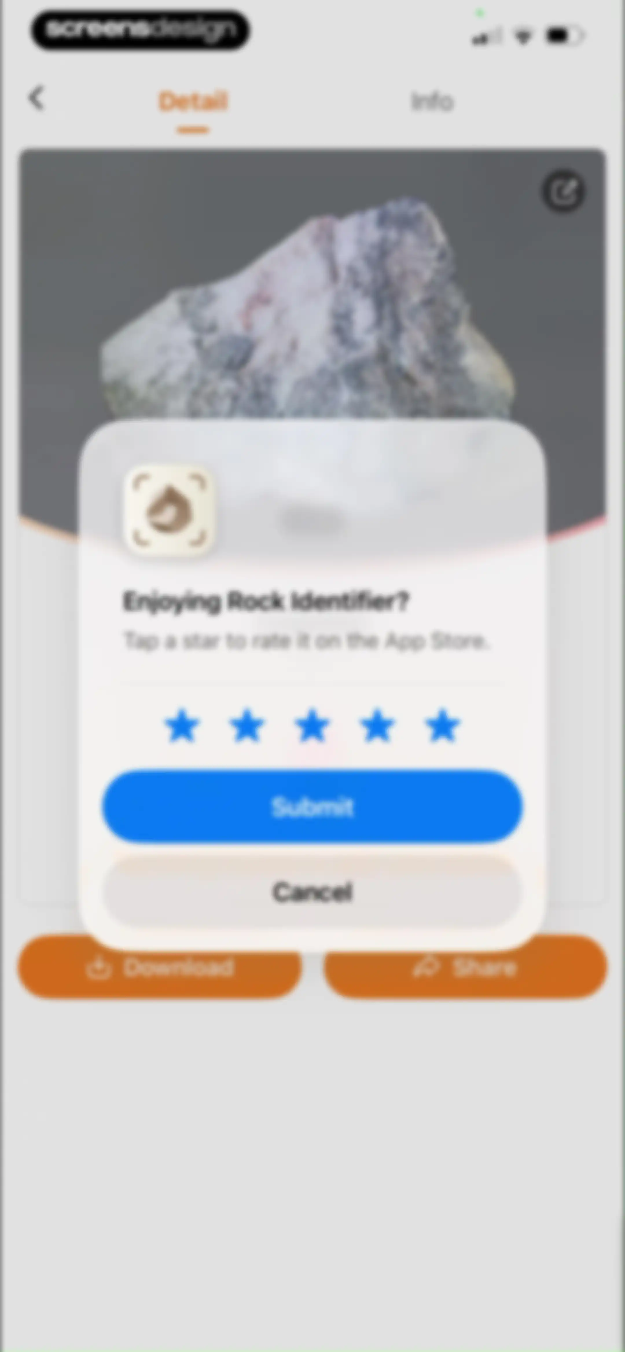 Rock Identifier: Stone ID screen 58