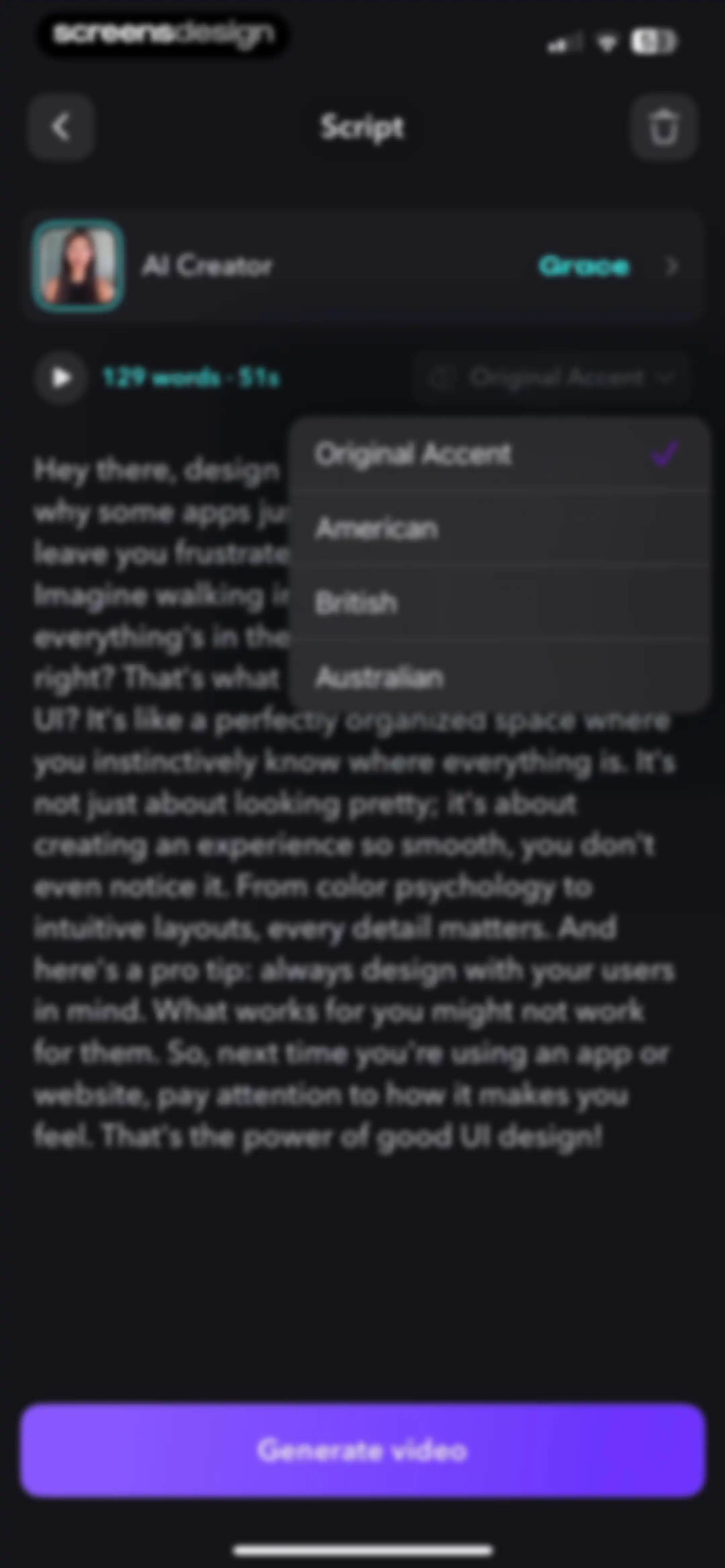 Captions: AI Edits Your Video screen 136