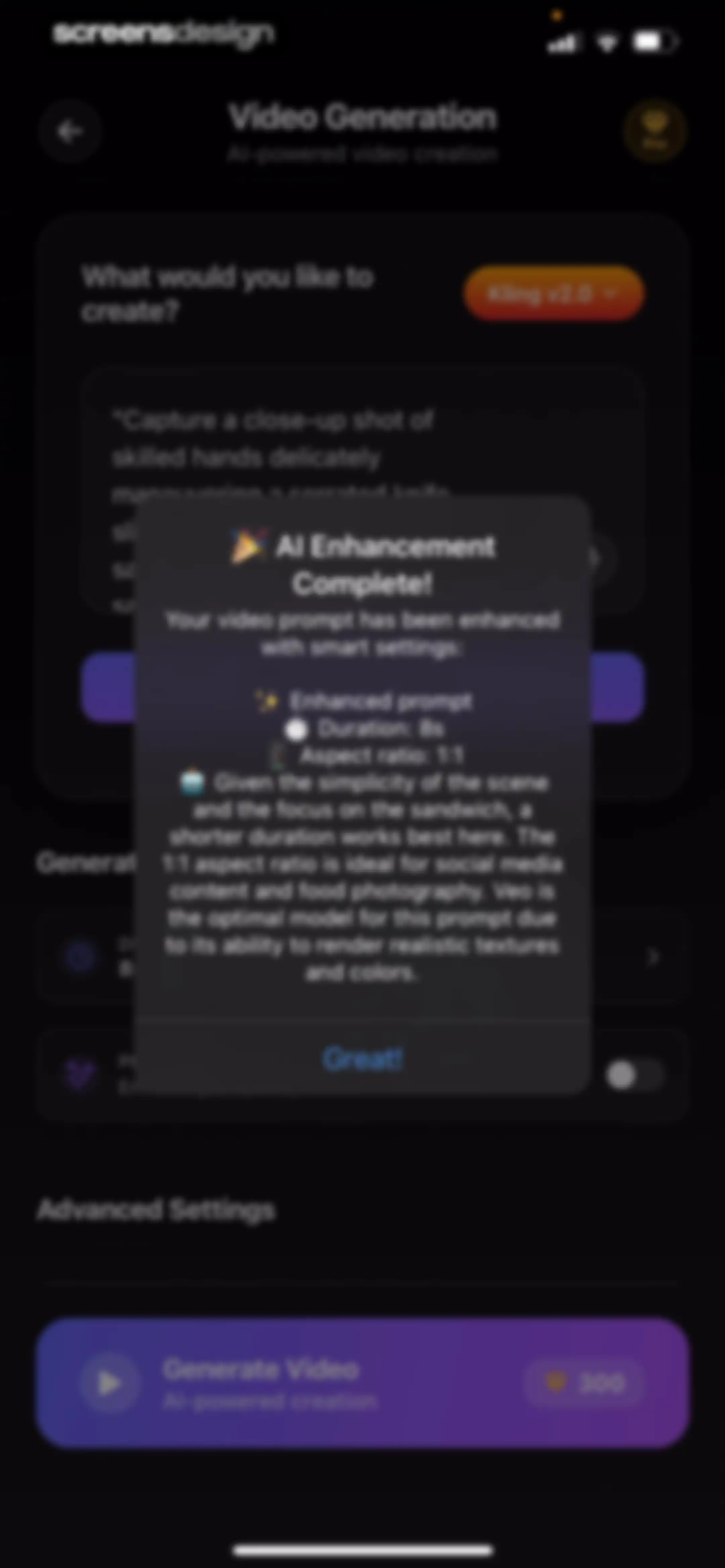 Ceo3 : AI Video Generator screen 22