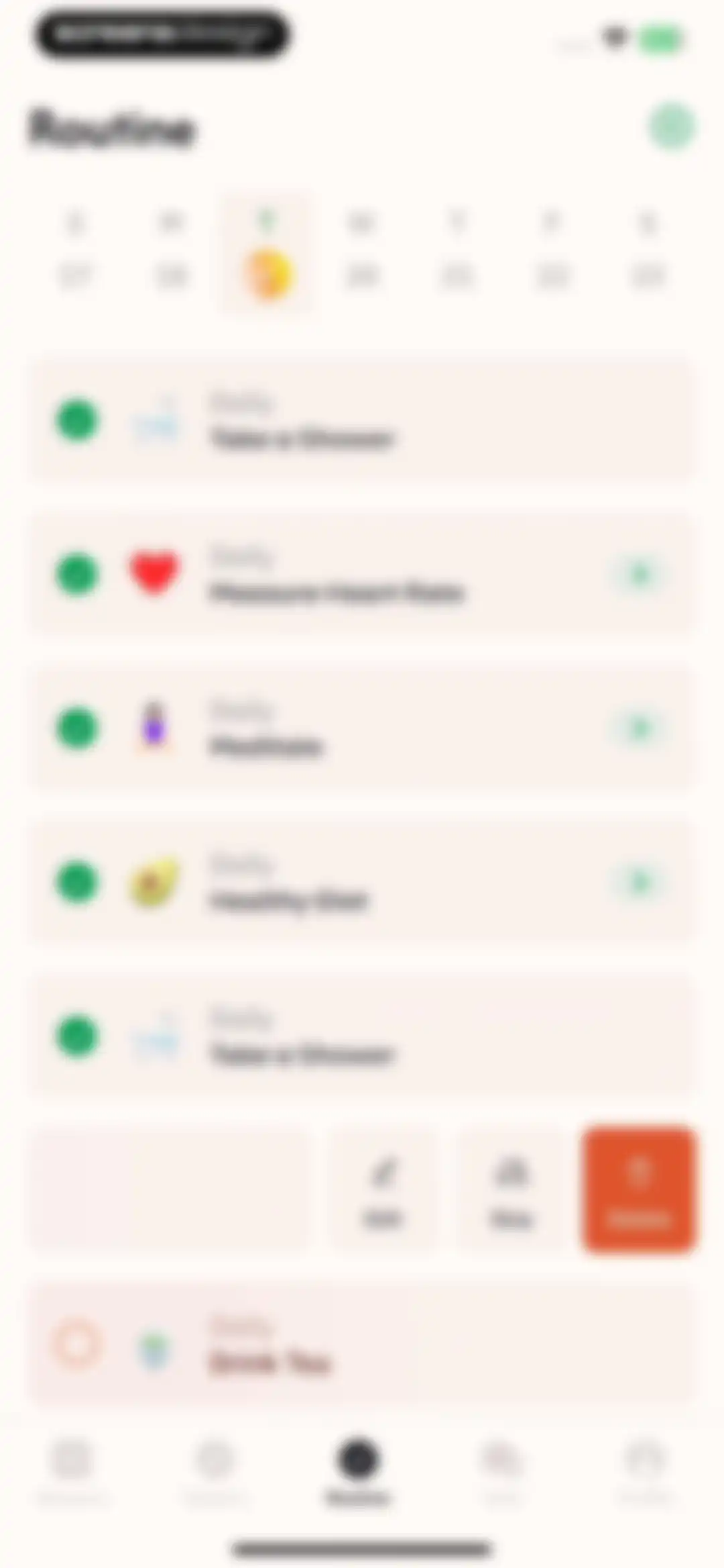 Daily Health - Healthy Routine screen 99