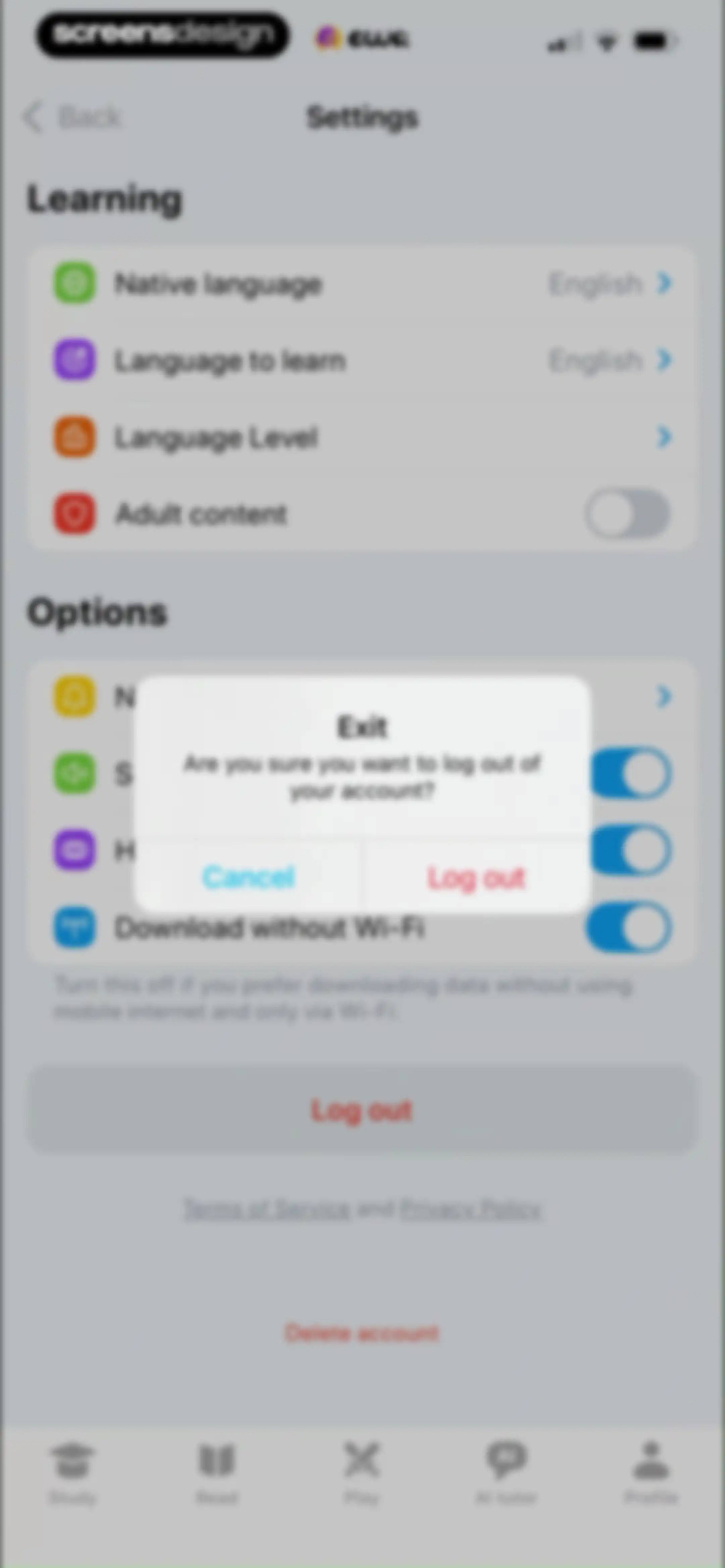 EWA: Learn Languages screen 186