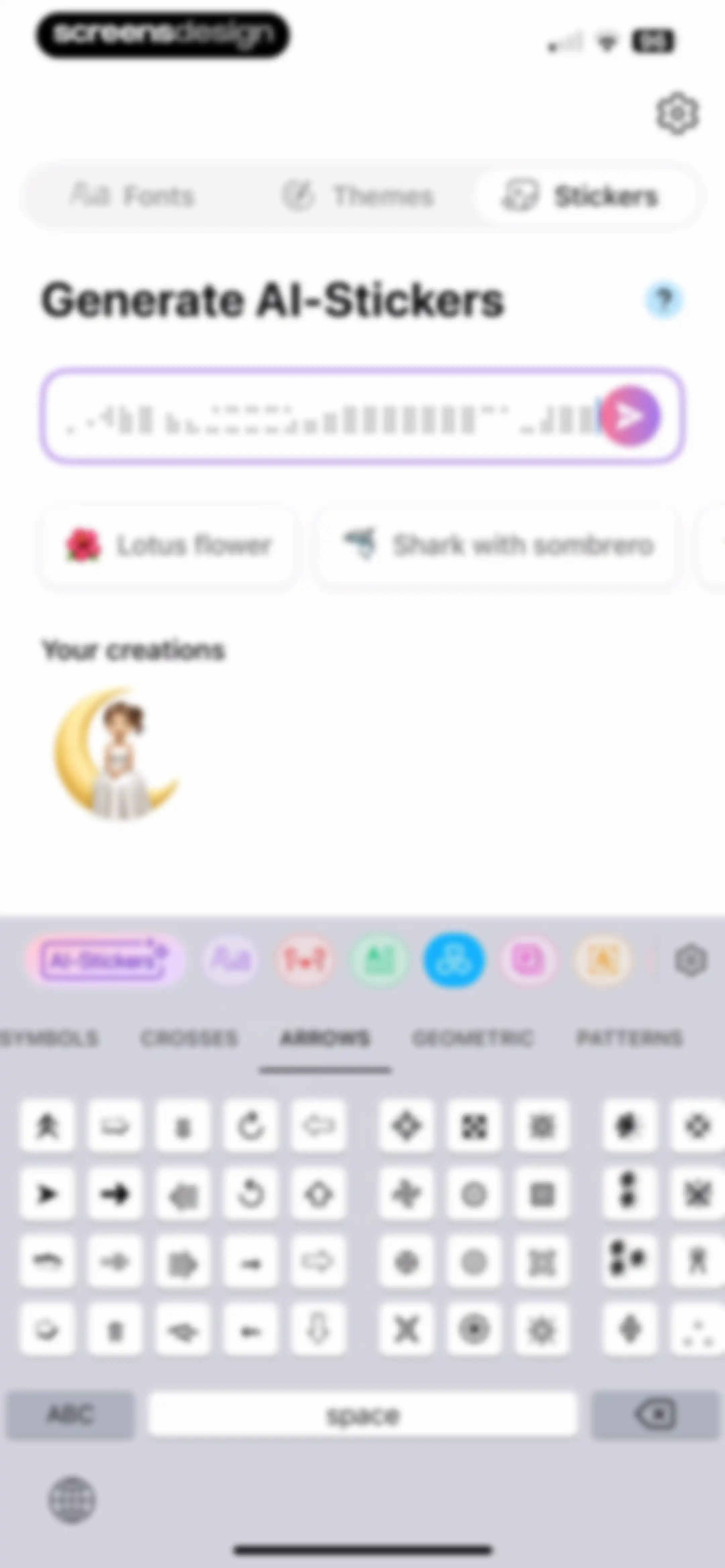 Fonts - AI Stickers screen 30