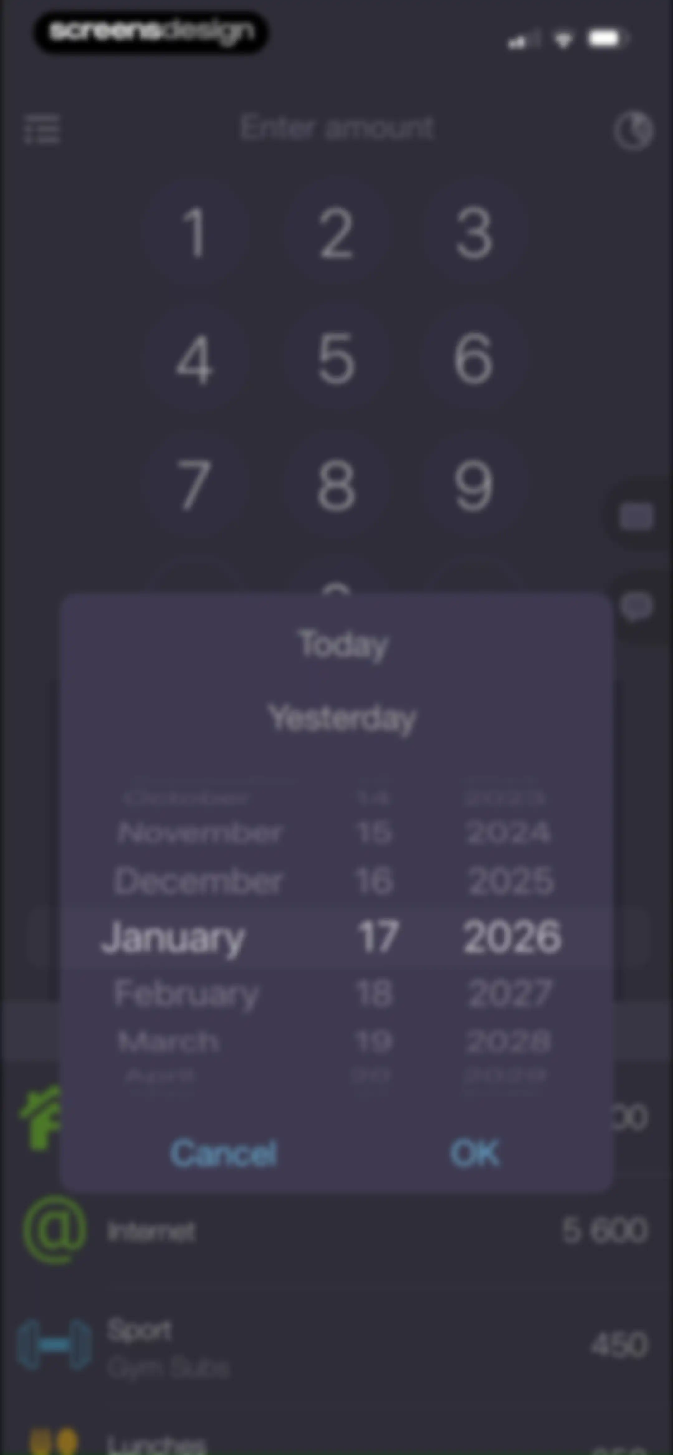Expenses OK - expenses tracker screen 11