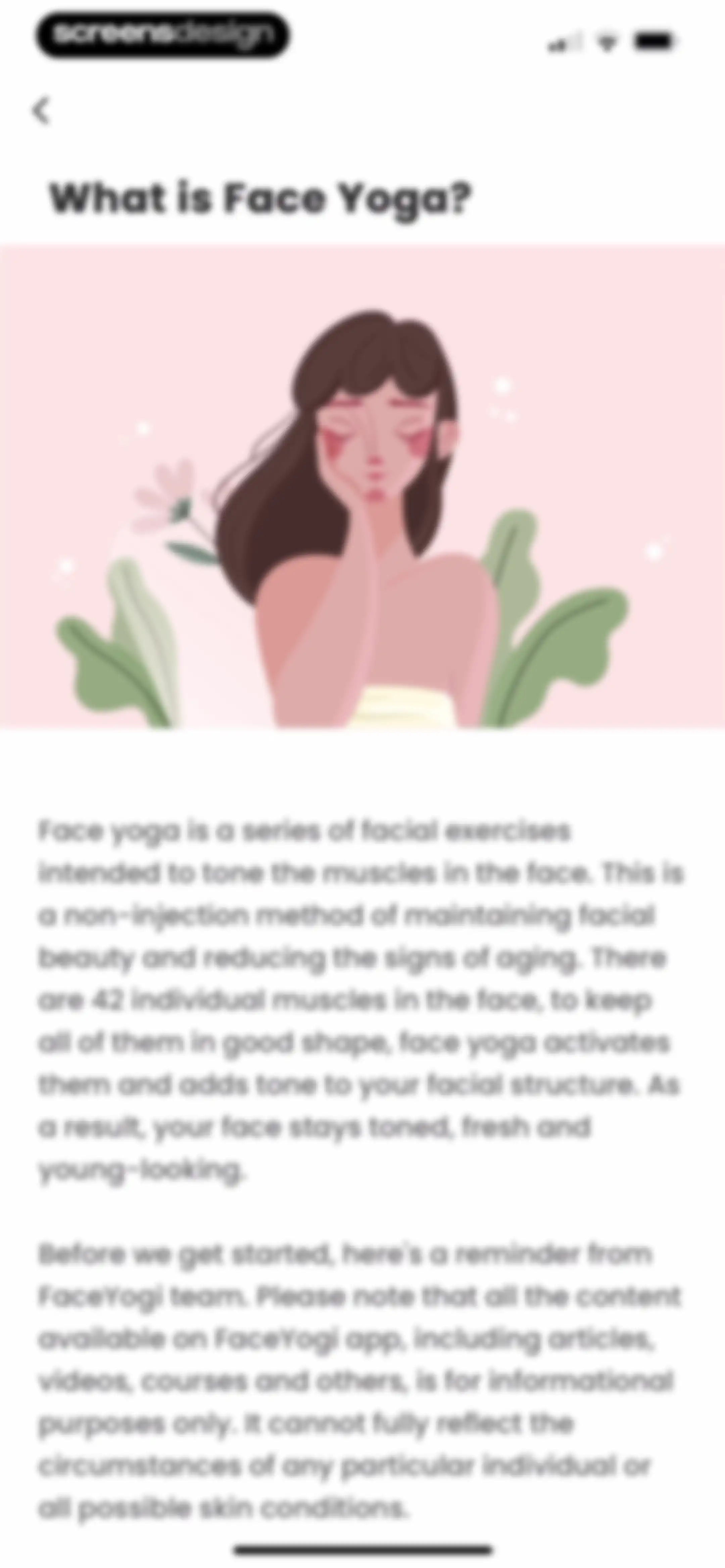 FaceYogi - Face Yoga, Massage screen 100