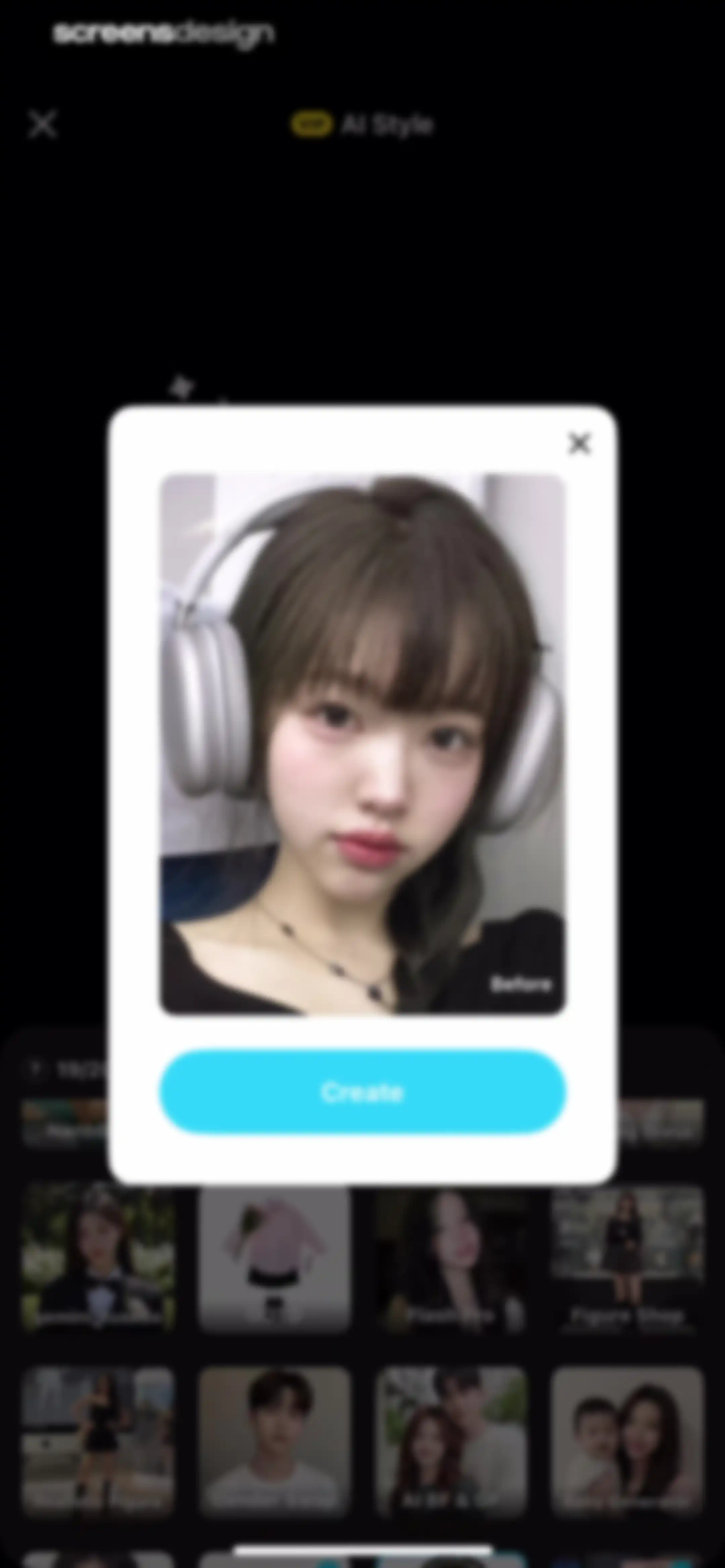 SNOW - AI Profile screen 213