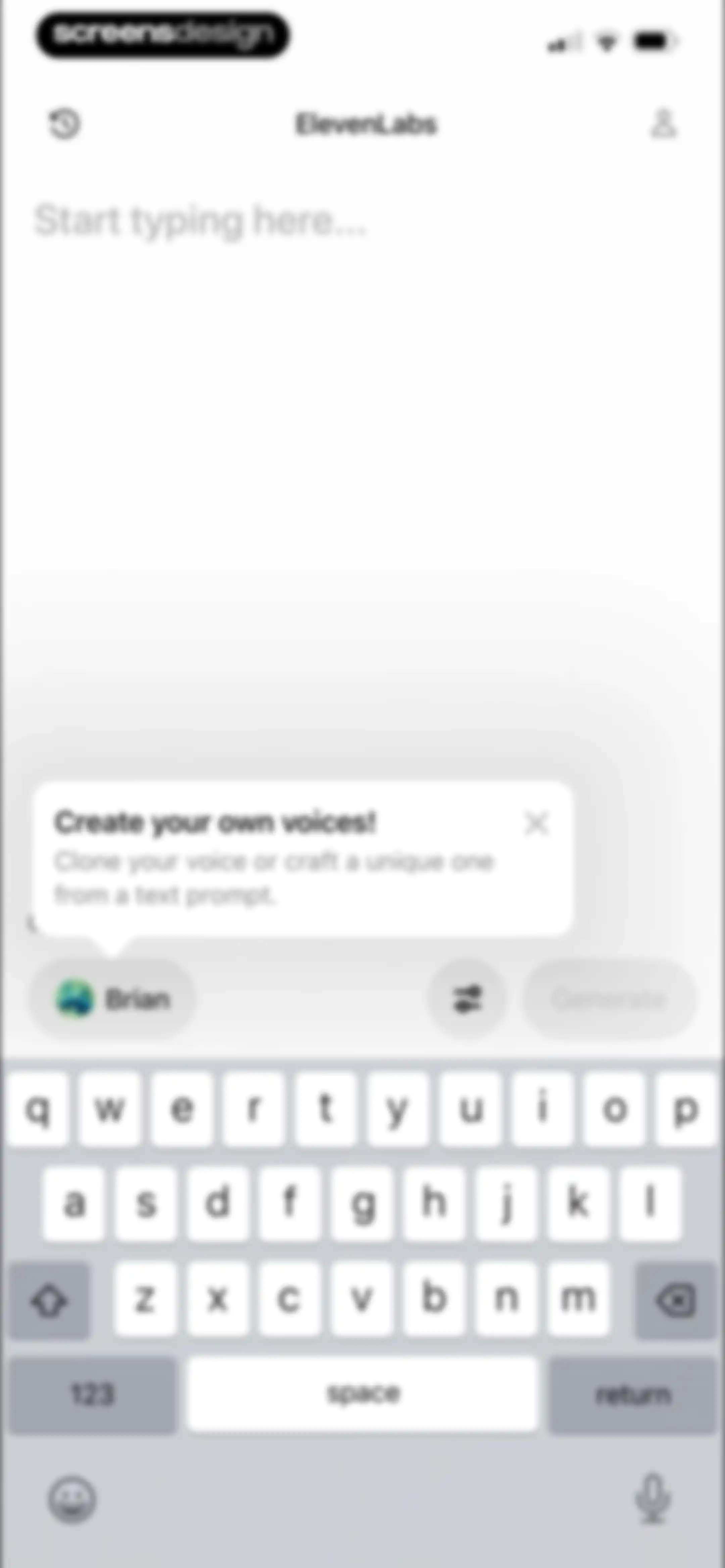 ElevenLabs: AI Voice Generator screen 1