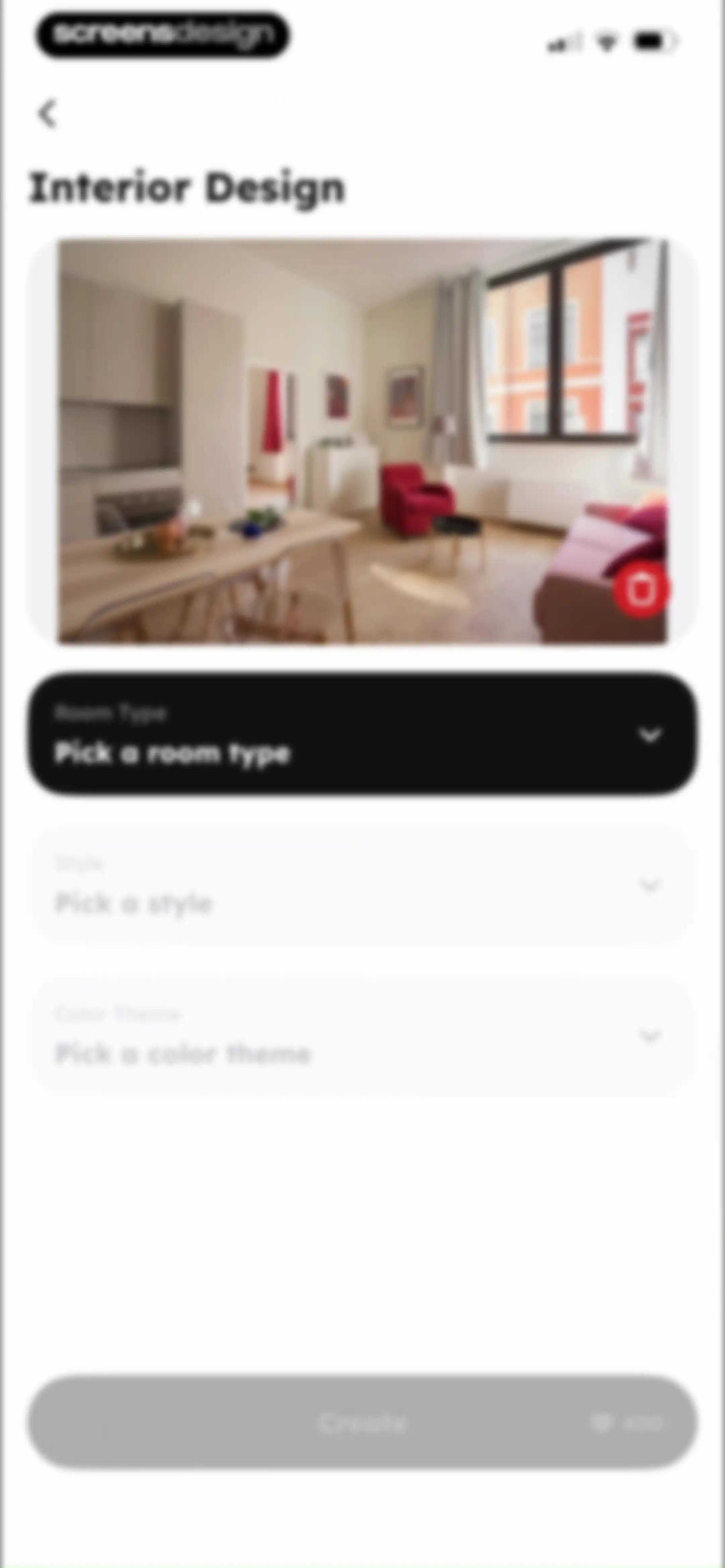 House AI: AI Room Design, Home screen 17