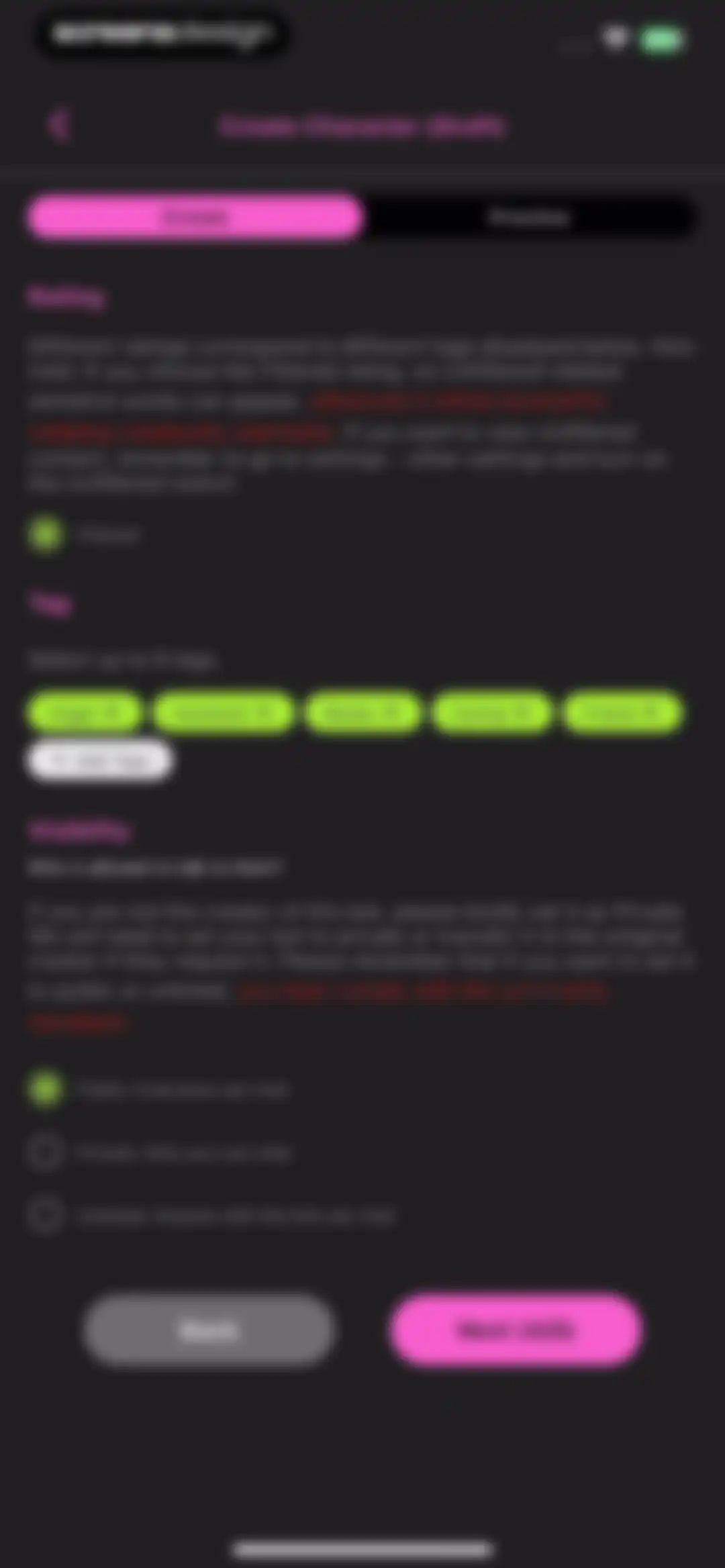 Crushon AI: AI Friend Chat screen 72