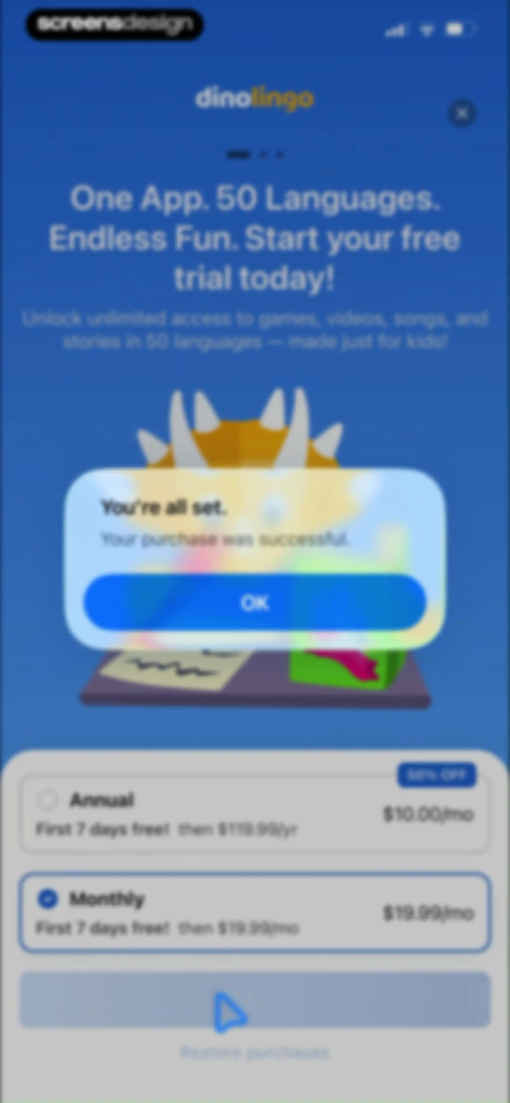 Dinolingo Kids Learn Languages screen 16