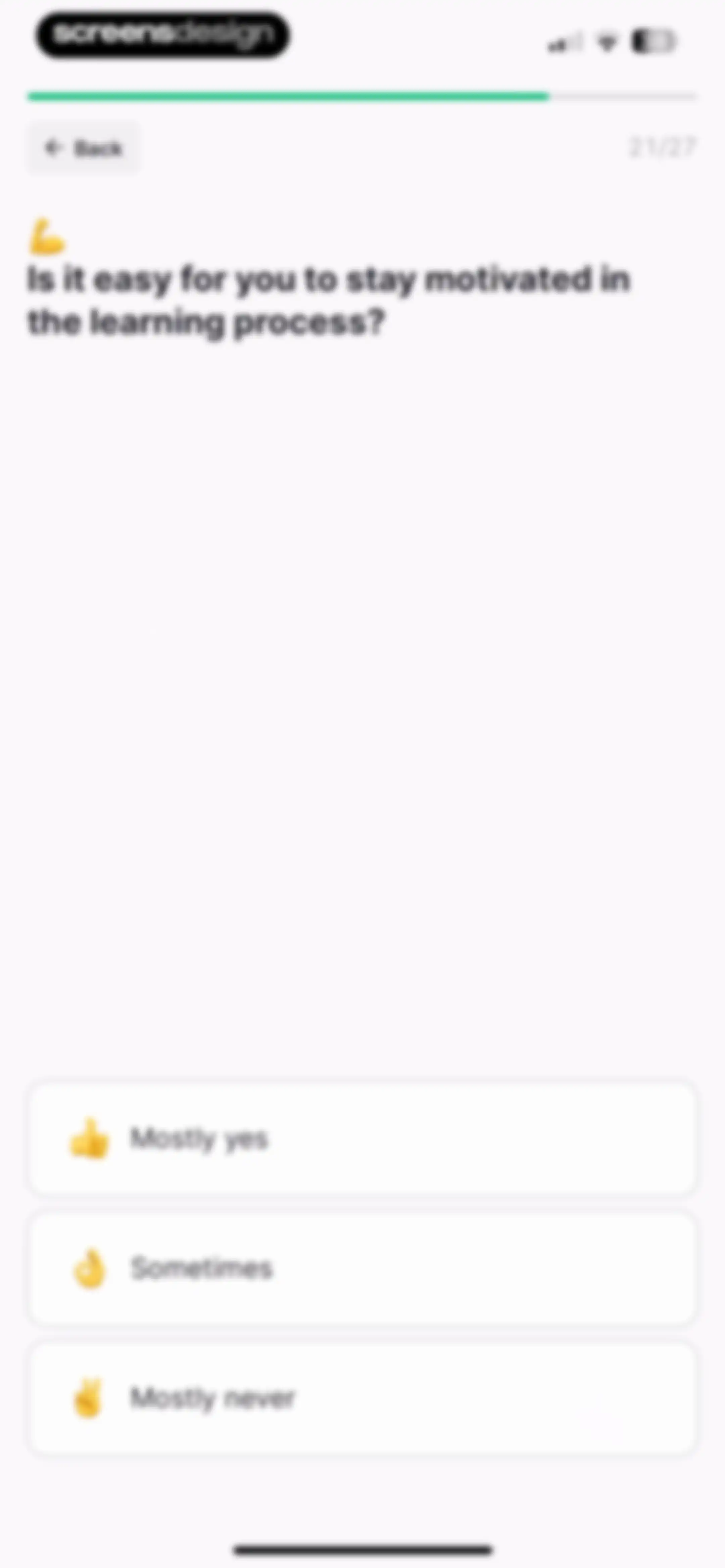 Nibble: Daily Learning & Quiz screen 33