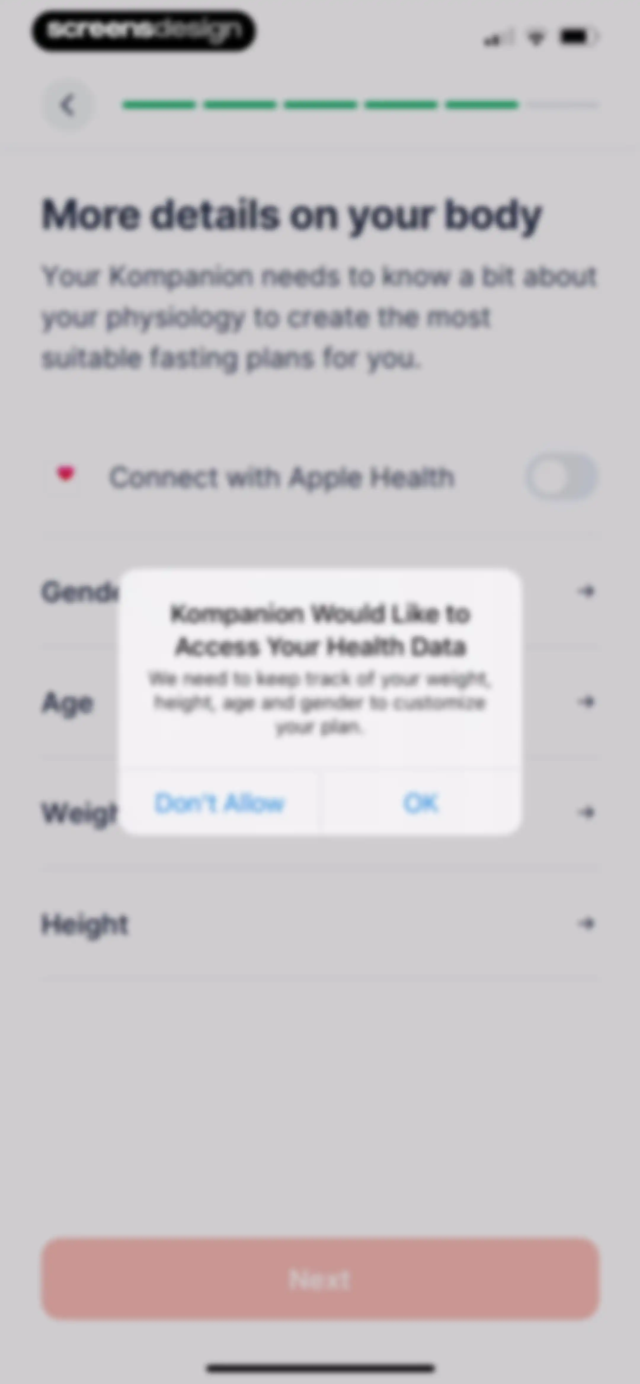 Kompanion: Weight Loss Plan screen 33