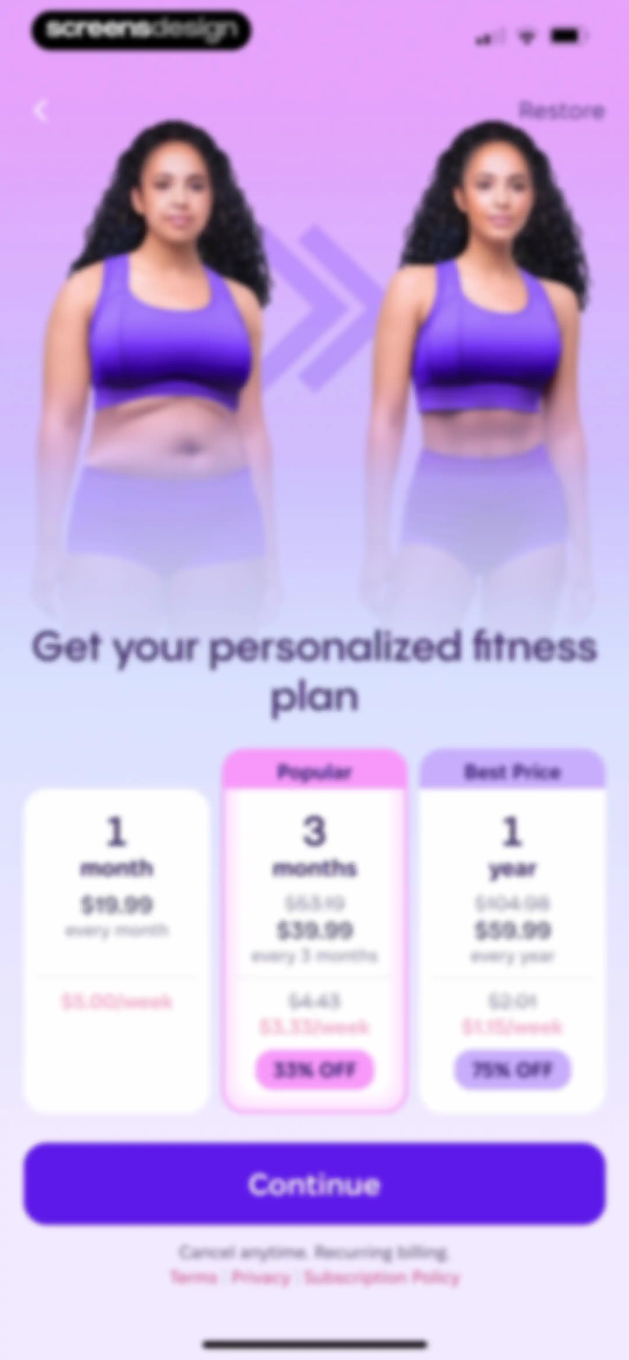 HARNA: Workout & Fitness screen 53