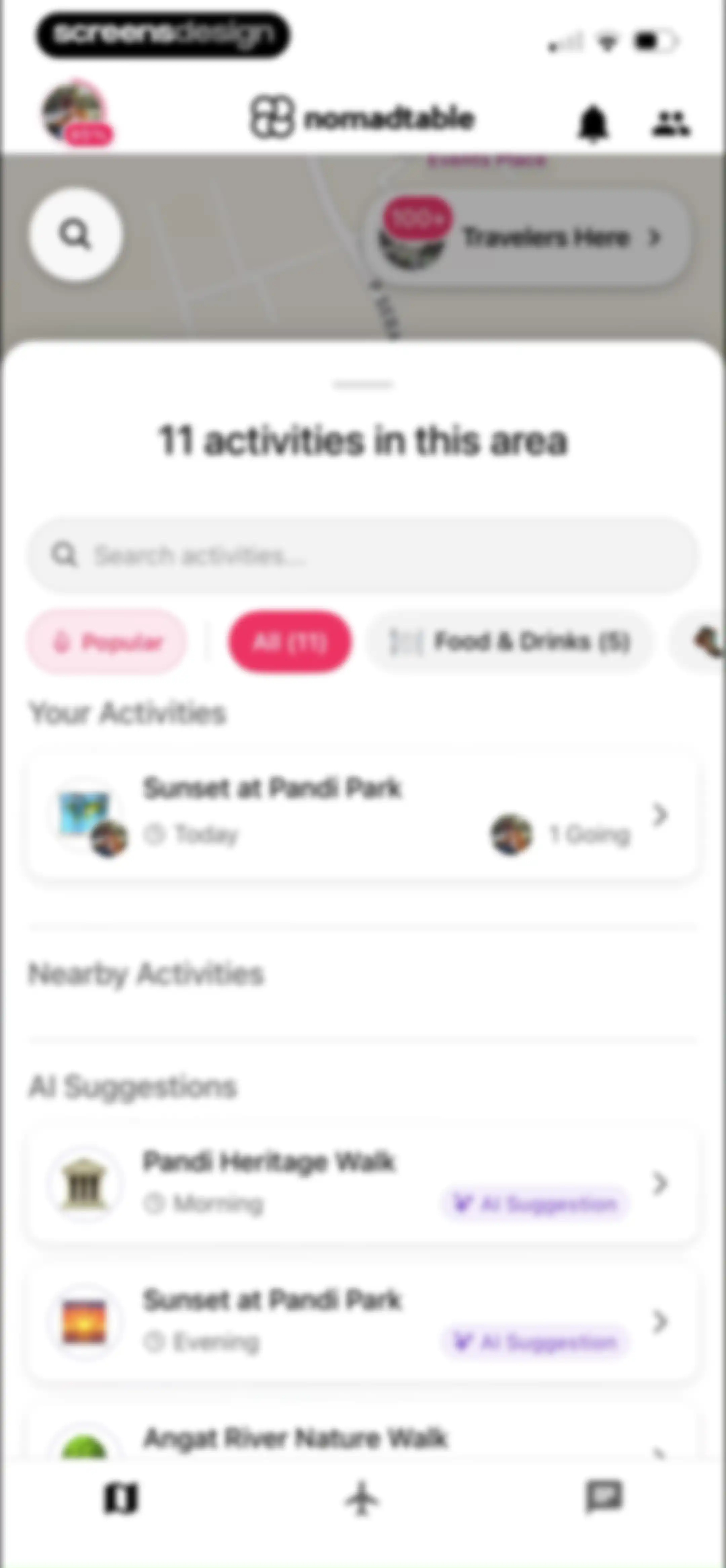 nomadtable: travel friends screen 81