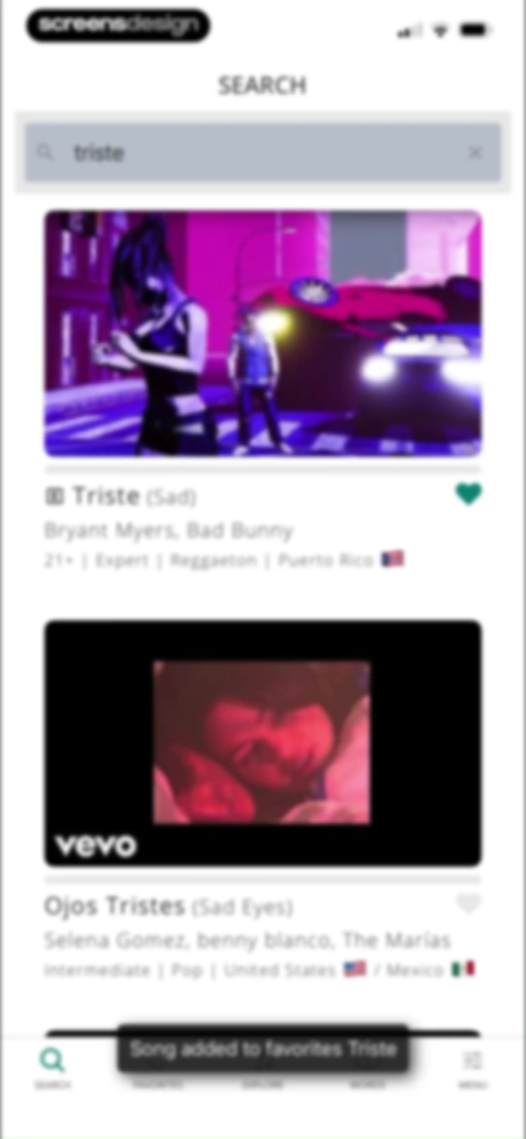 LyricFluent: Learn Languages screen 111