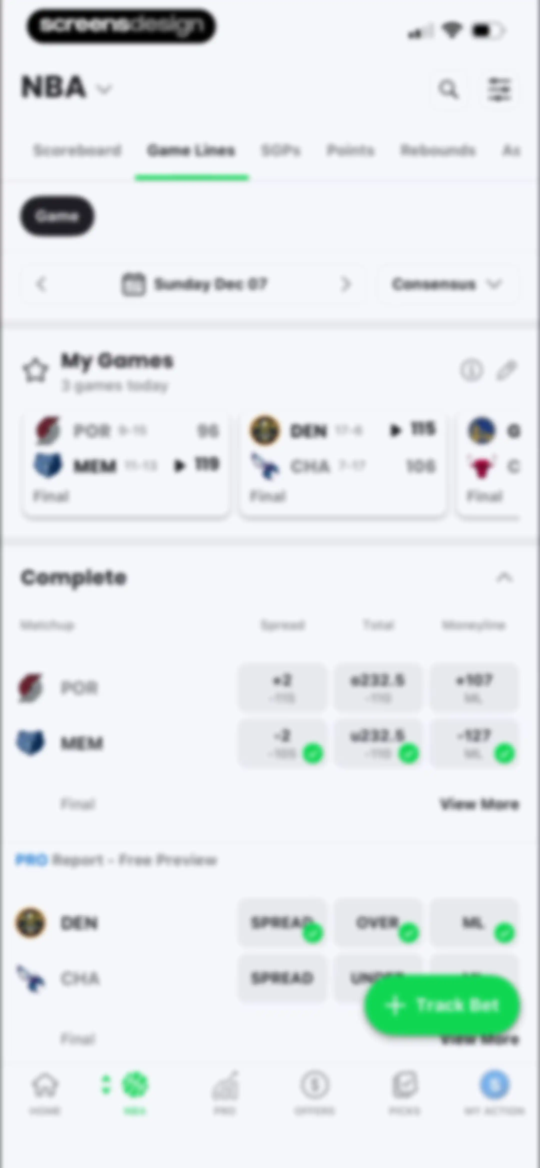 Action Network: Sports Betting screen 119