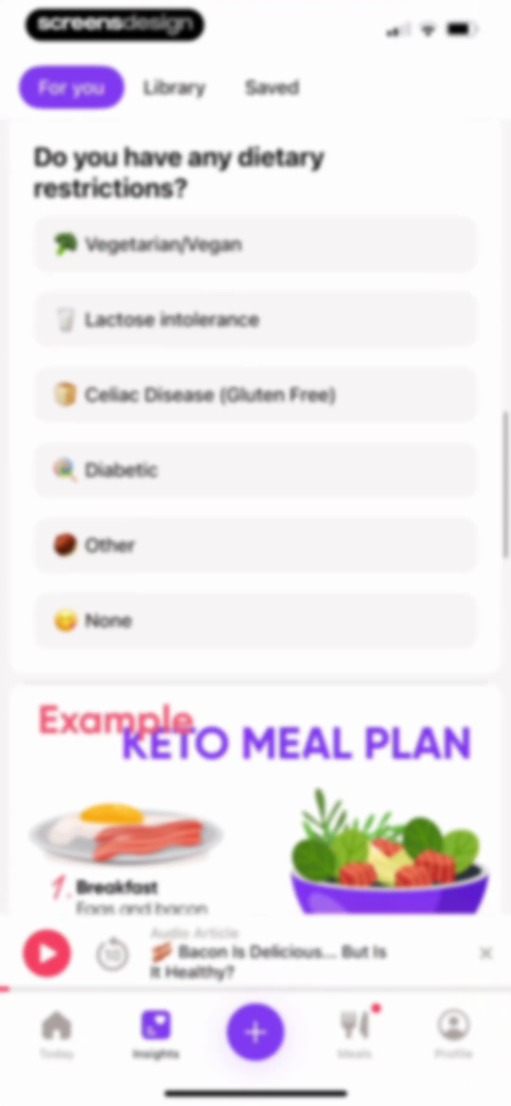 Keto Diet App － Carb Tracker screen 134