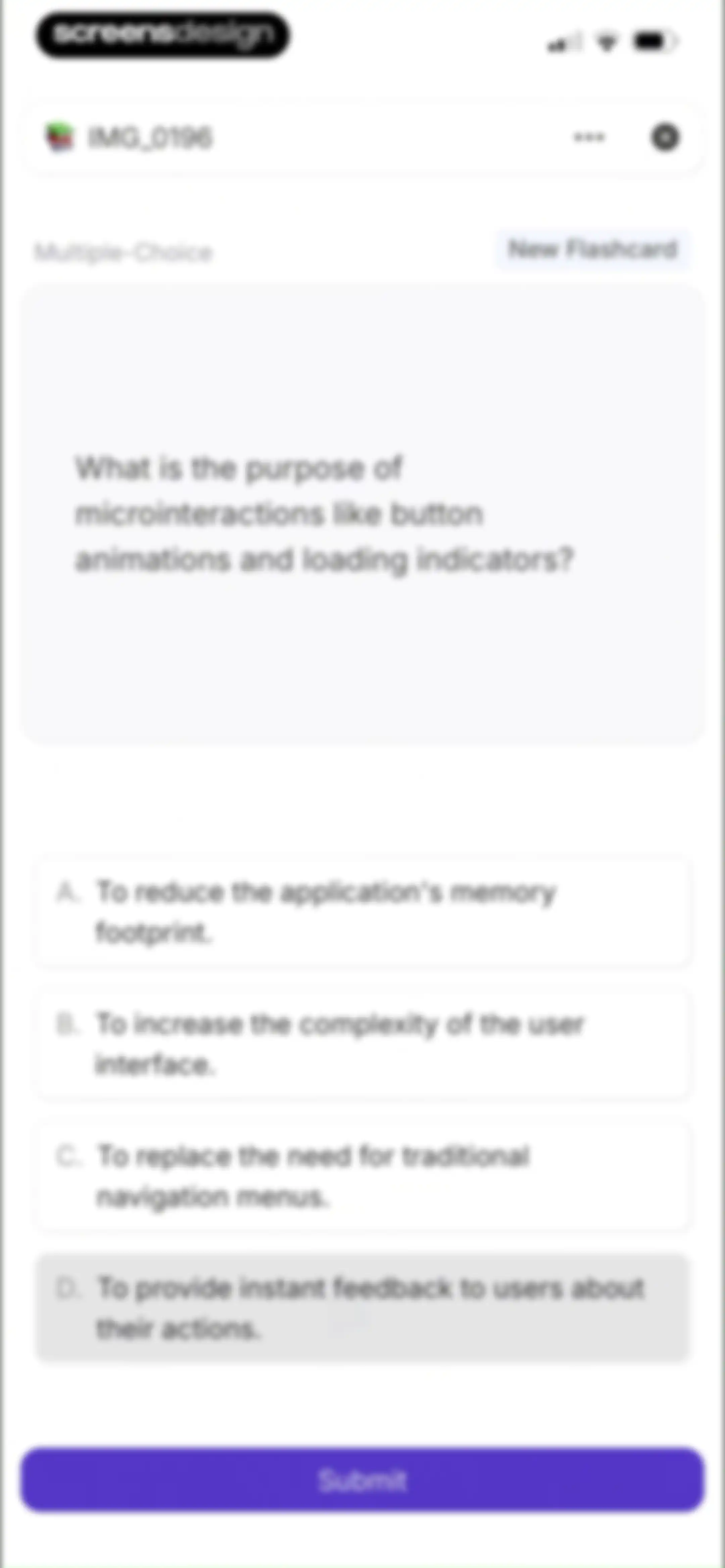 Retain Cards: AI Flashcards screen 99