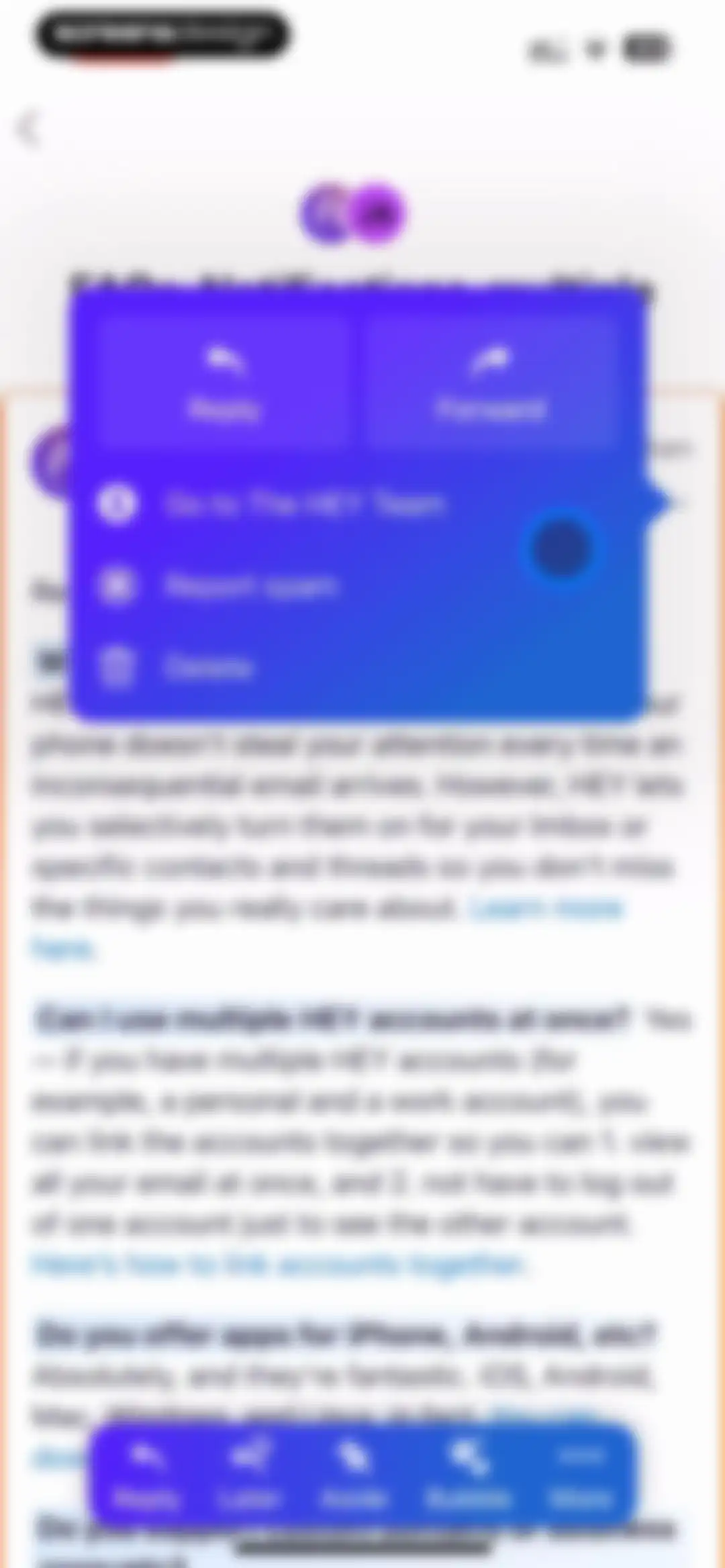 HEY Email screen 57