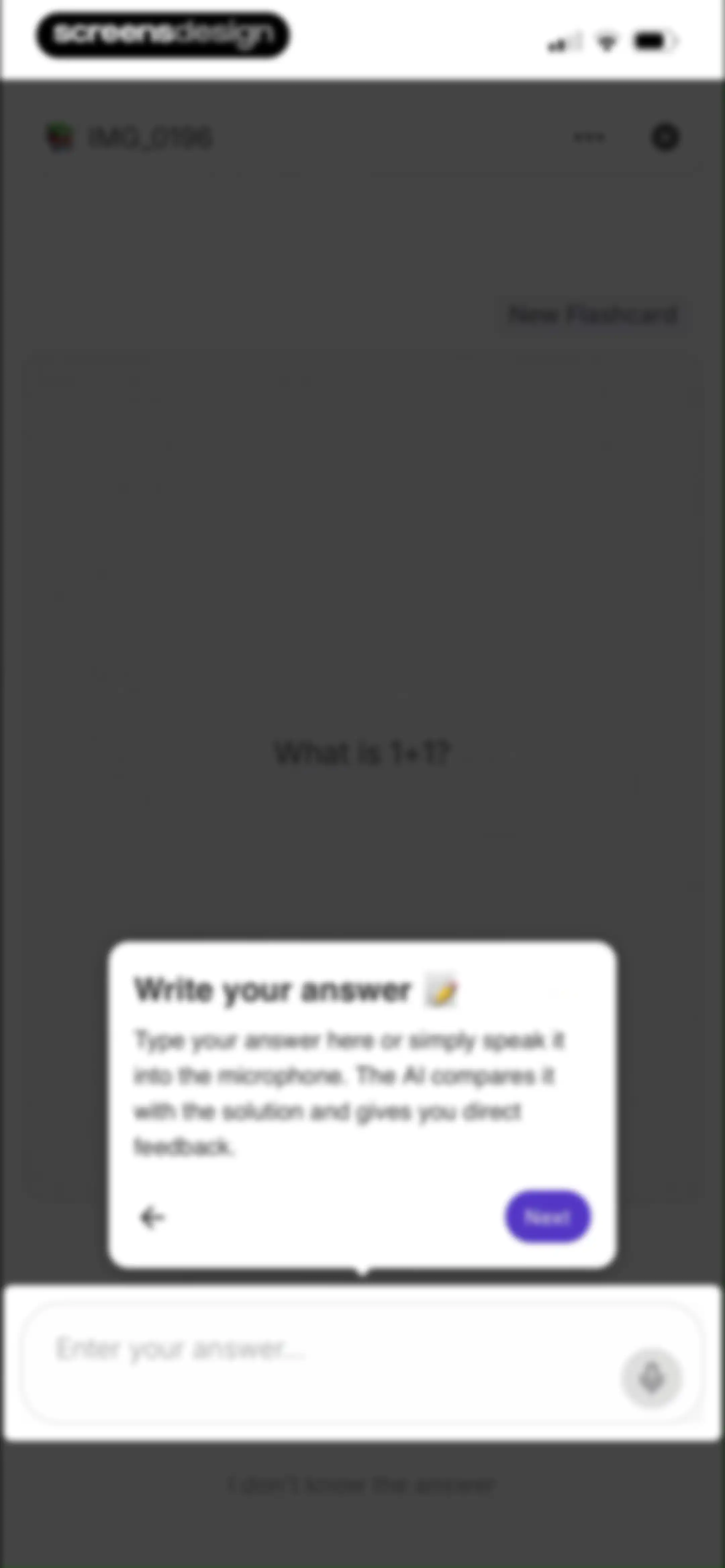Retain Cards: AI Flashcards screen 50