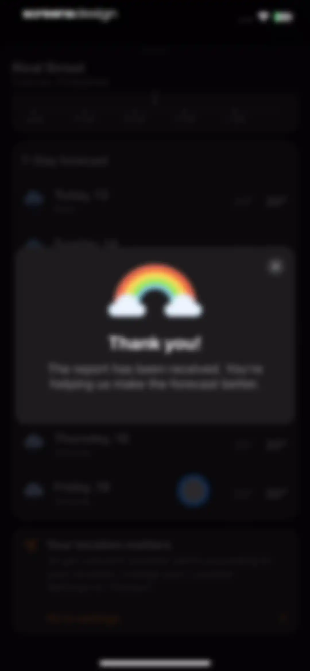 Rainbow AI: Weather Radar screen 12