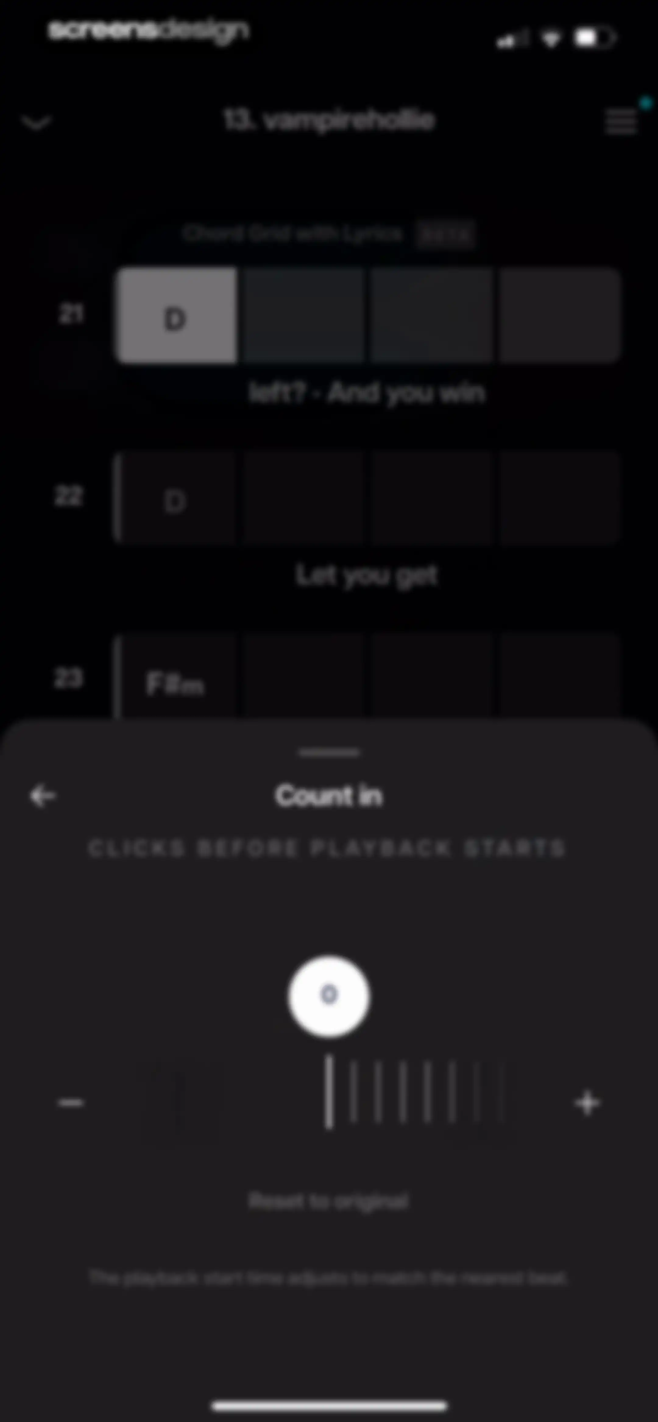 Moises: The Musician's App screen 40