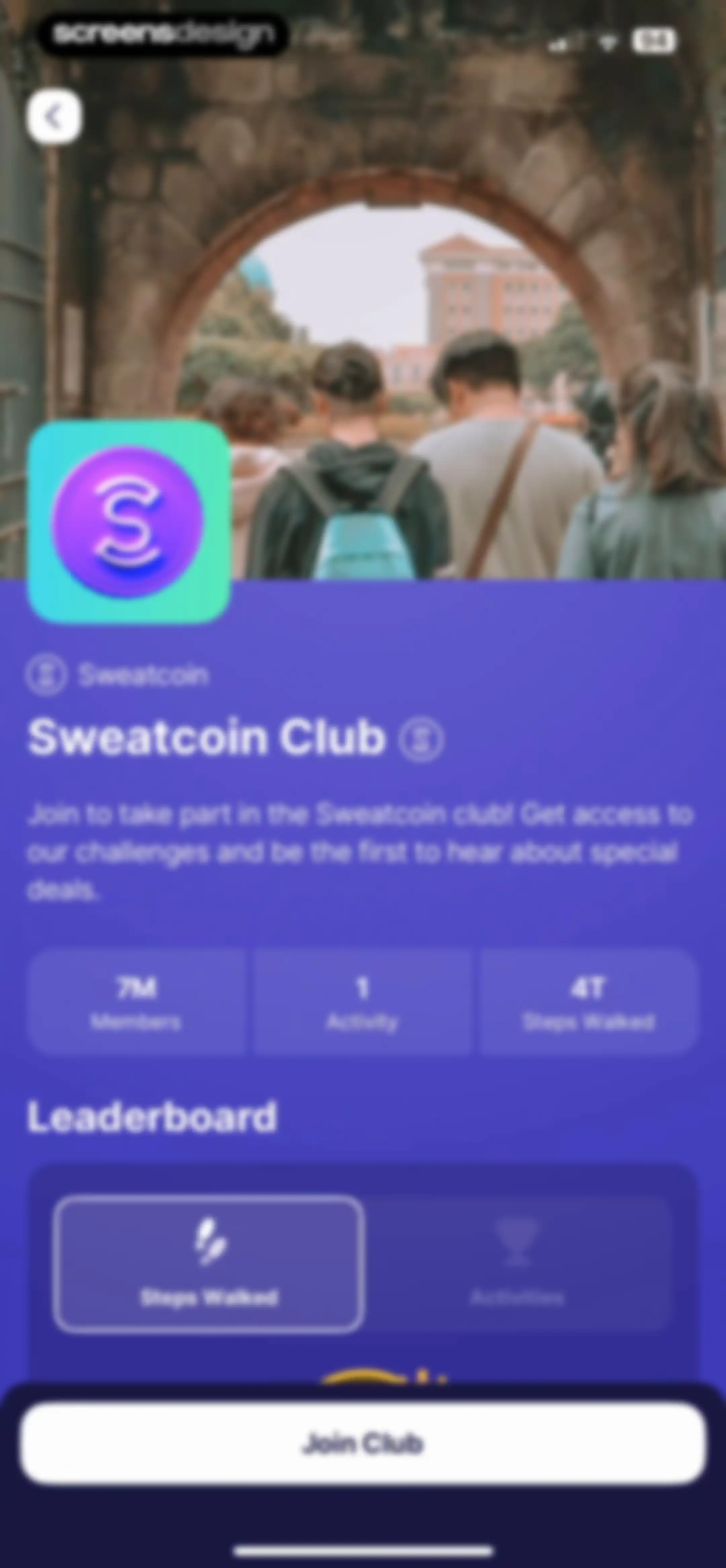 Sweatcoin Walking Step Counter screen 117