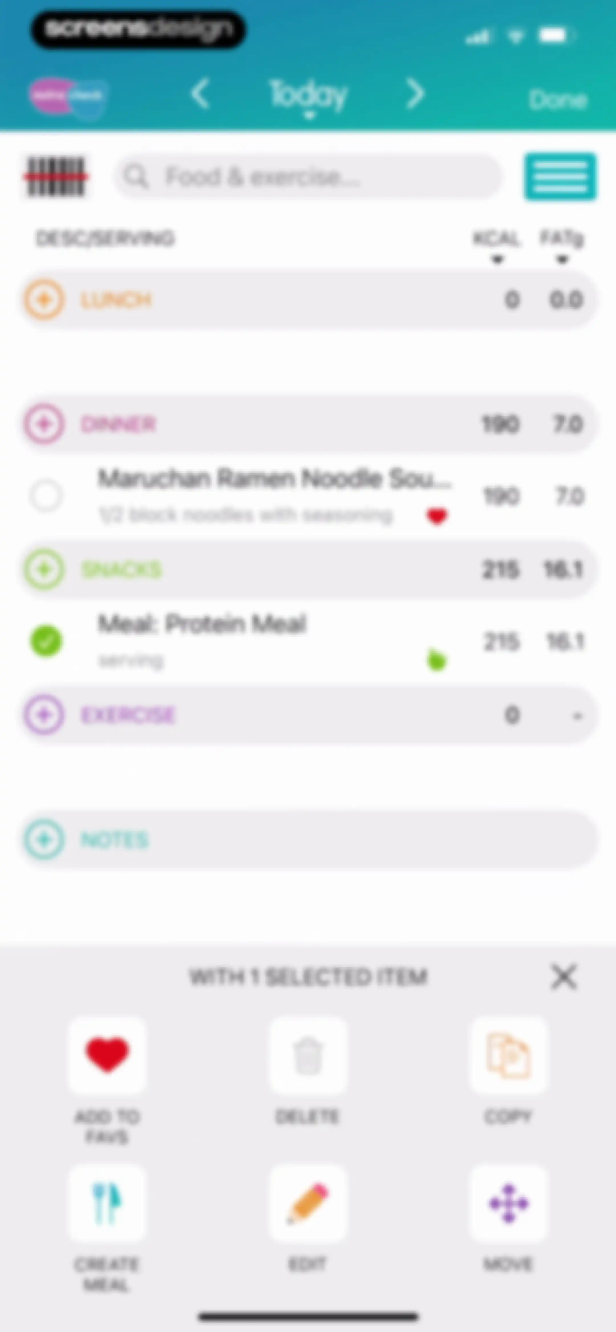 Calorie Counter + screen 59