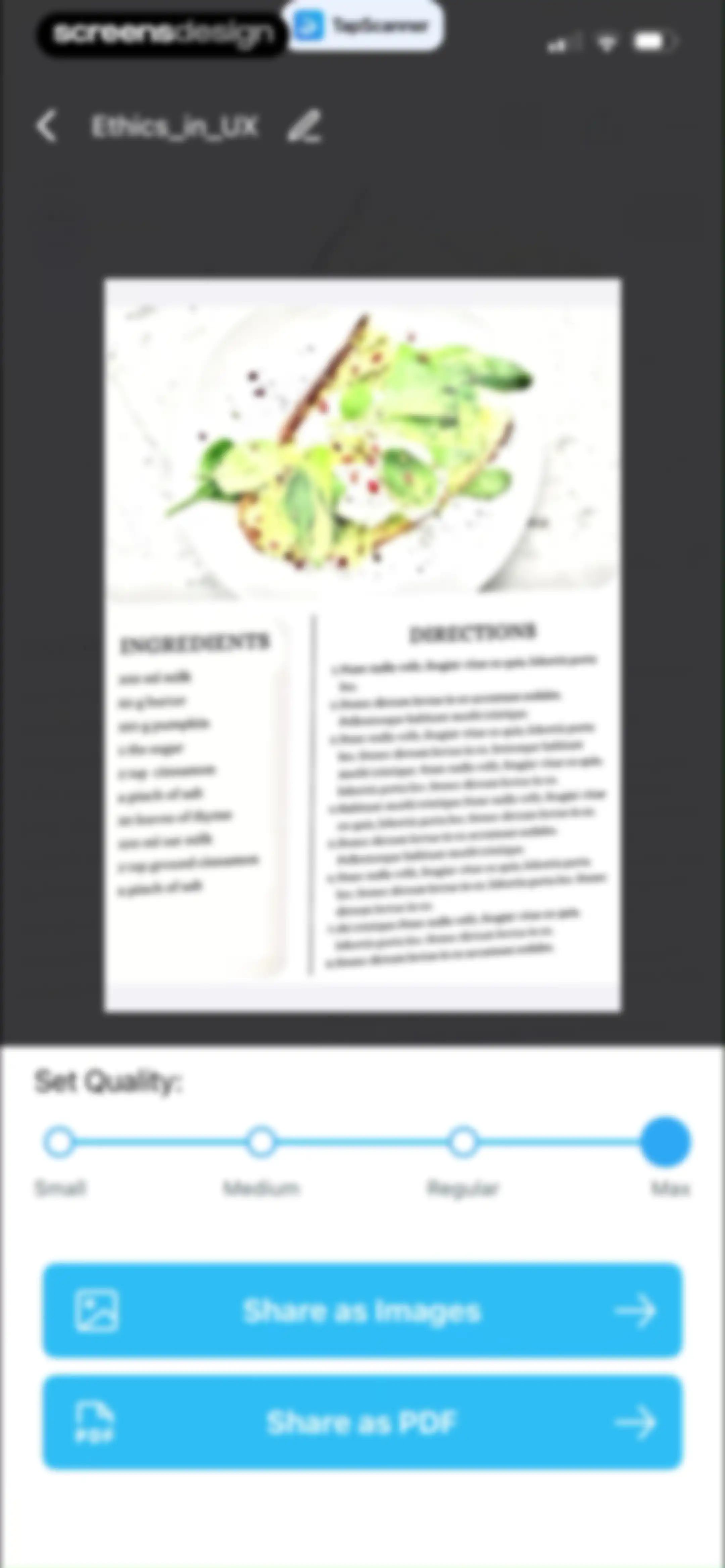 PDF Scanner App: TapScanner screen 73