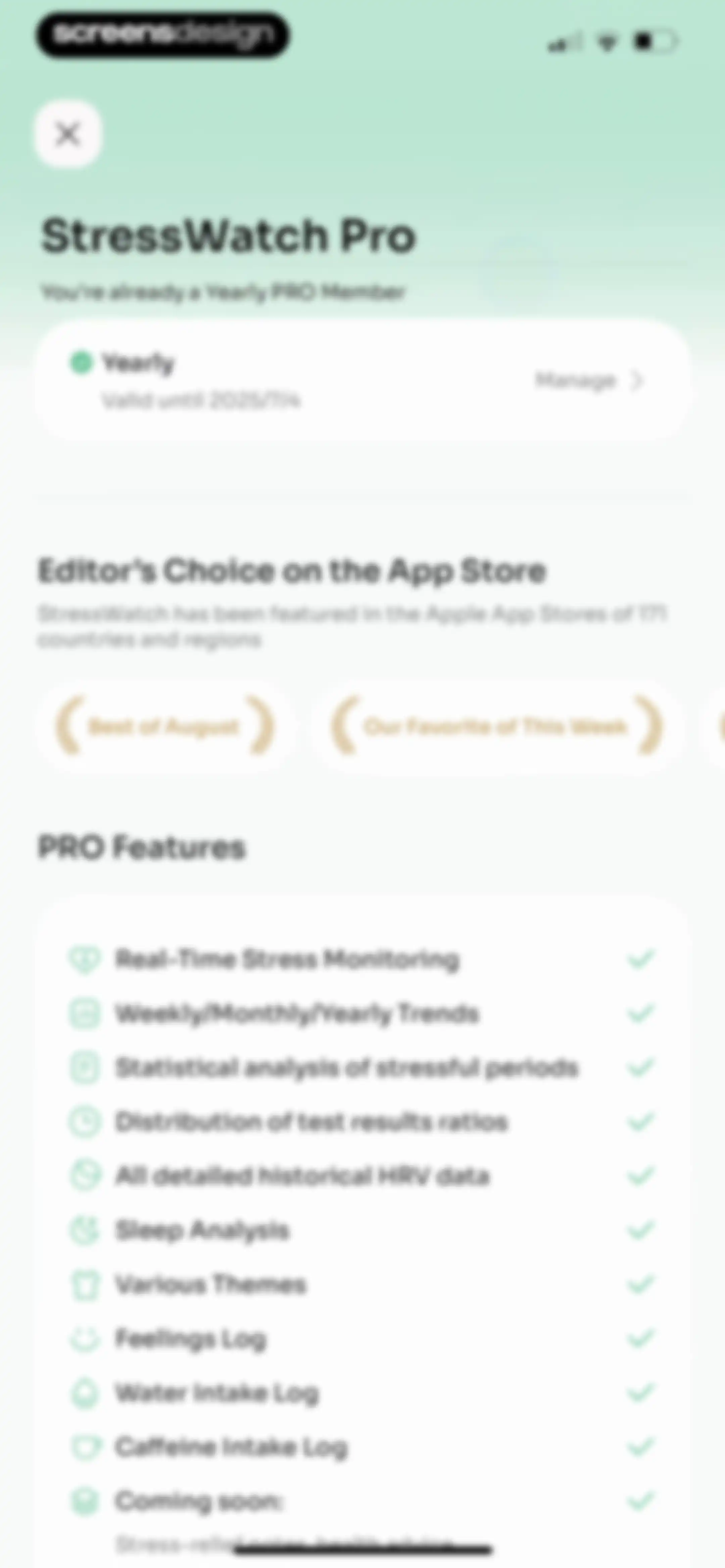 StressWatch: AI Stress Monitor screen 138