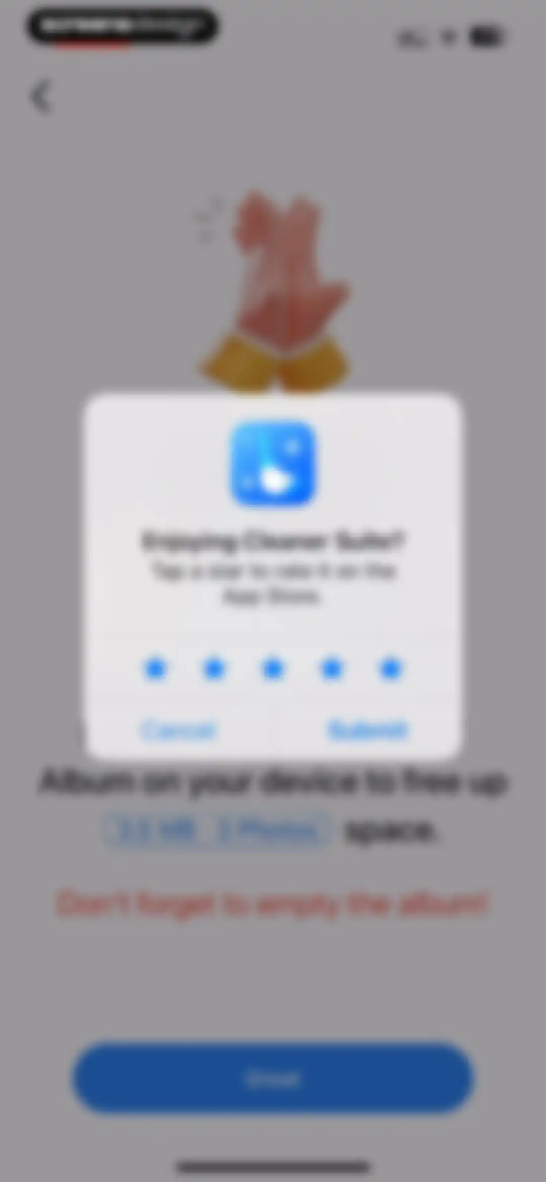 Cleaner Suite:Clean up Storage screen 38