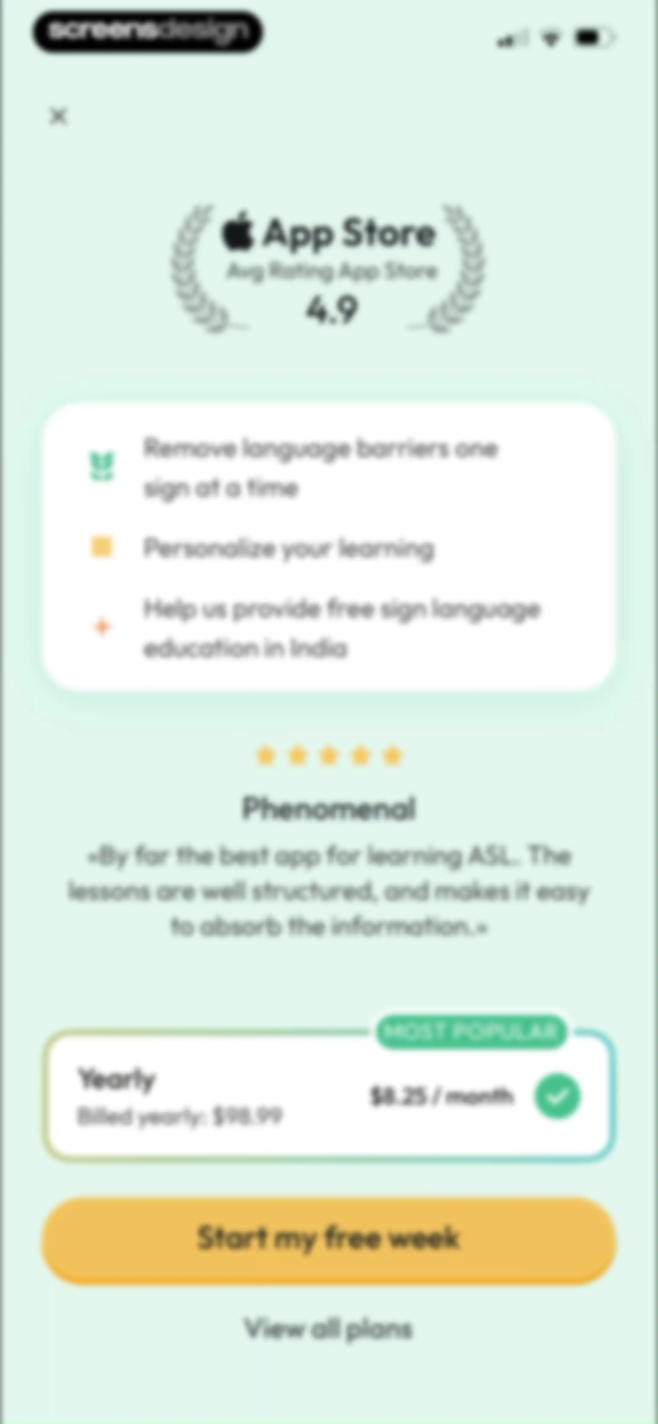 ASL Bloom - Sign Language screen 28