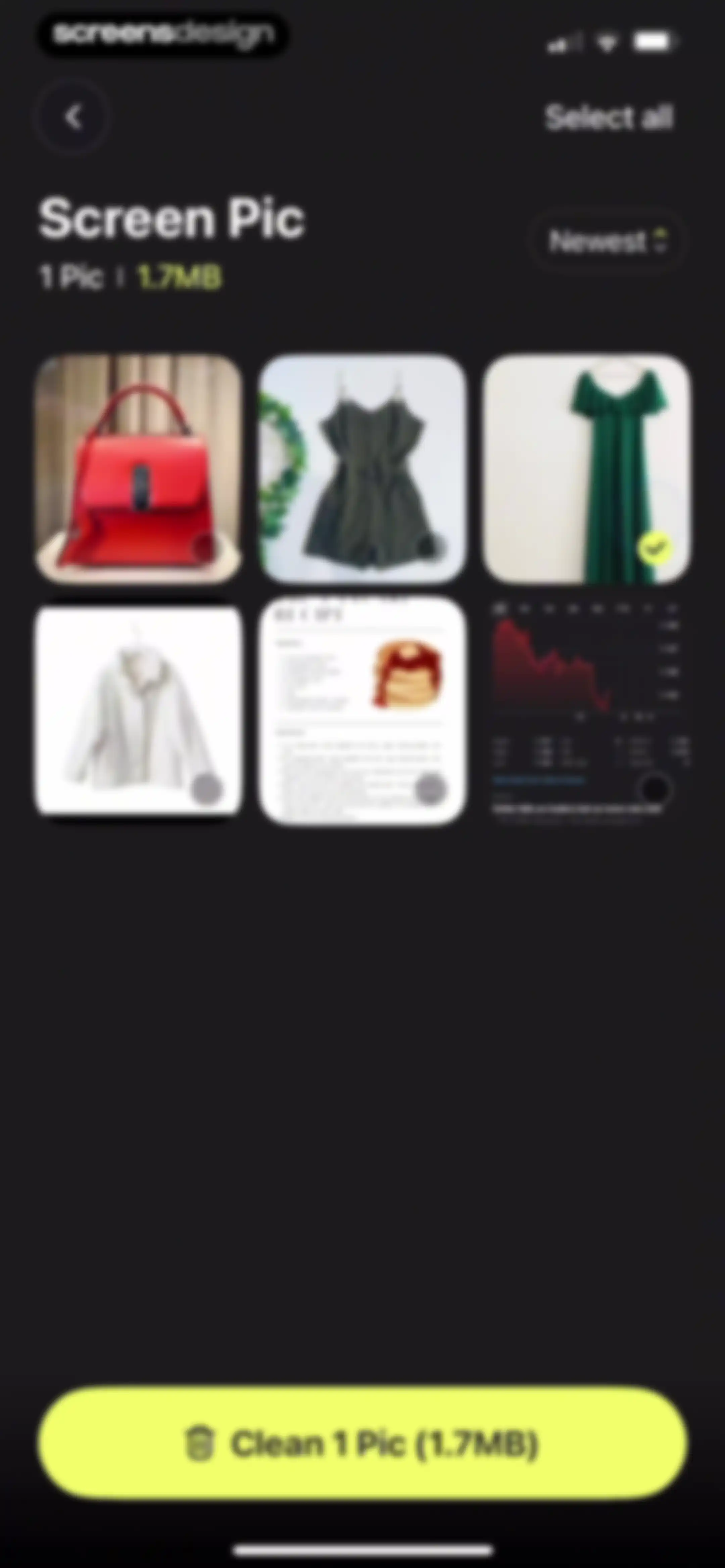 Lumi Cleaner: storage cleaner screen 25